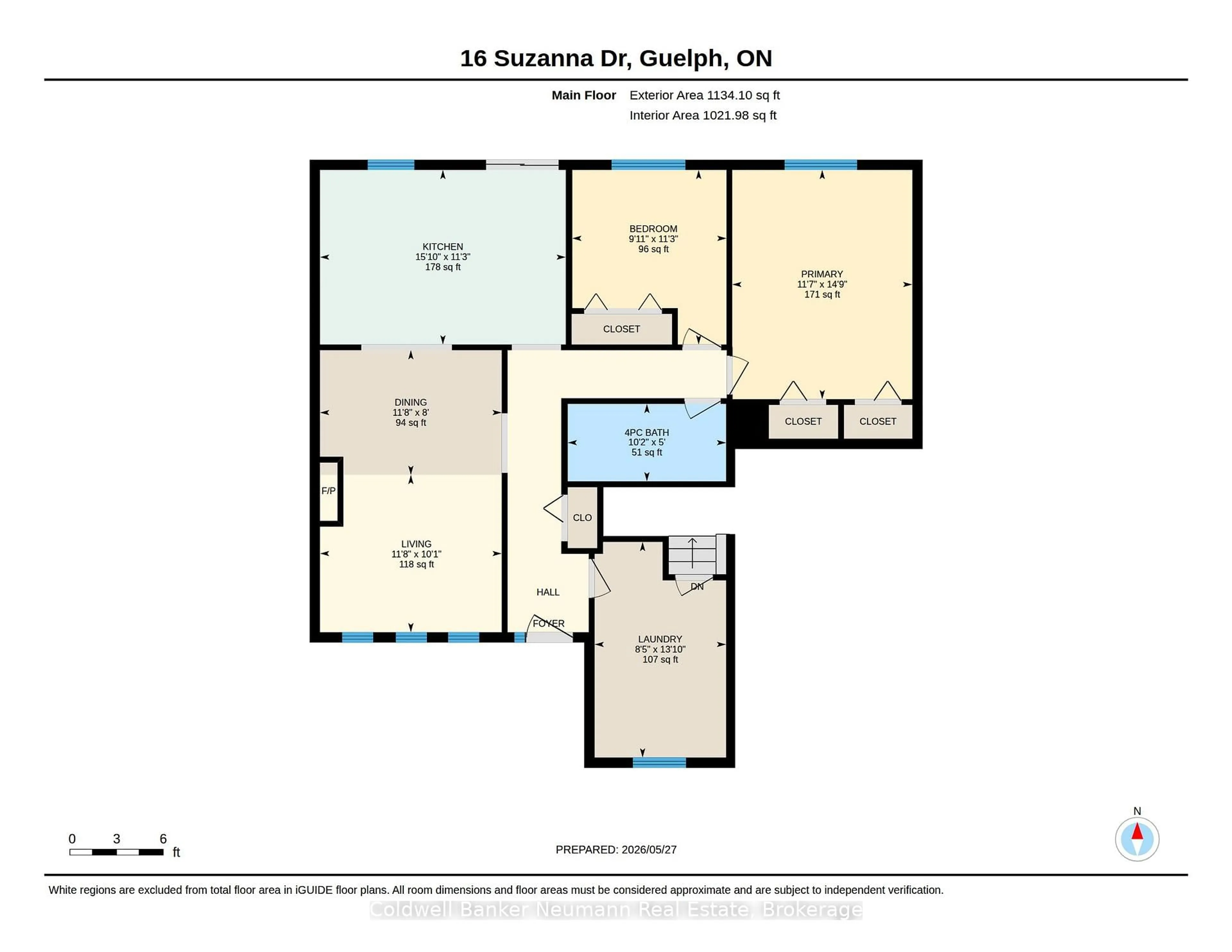 Floor plan for 16 Suzanna Dr, Guelph Ontario N1K 1K4