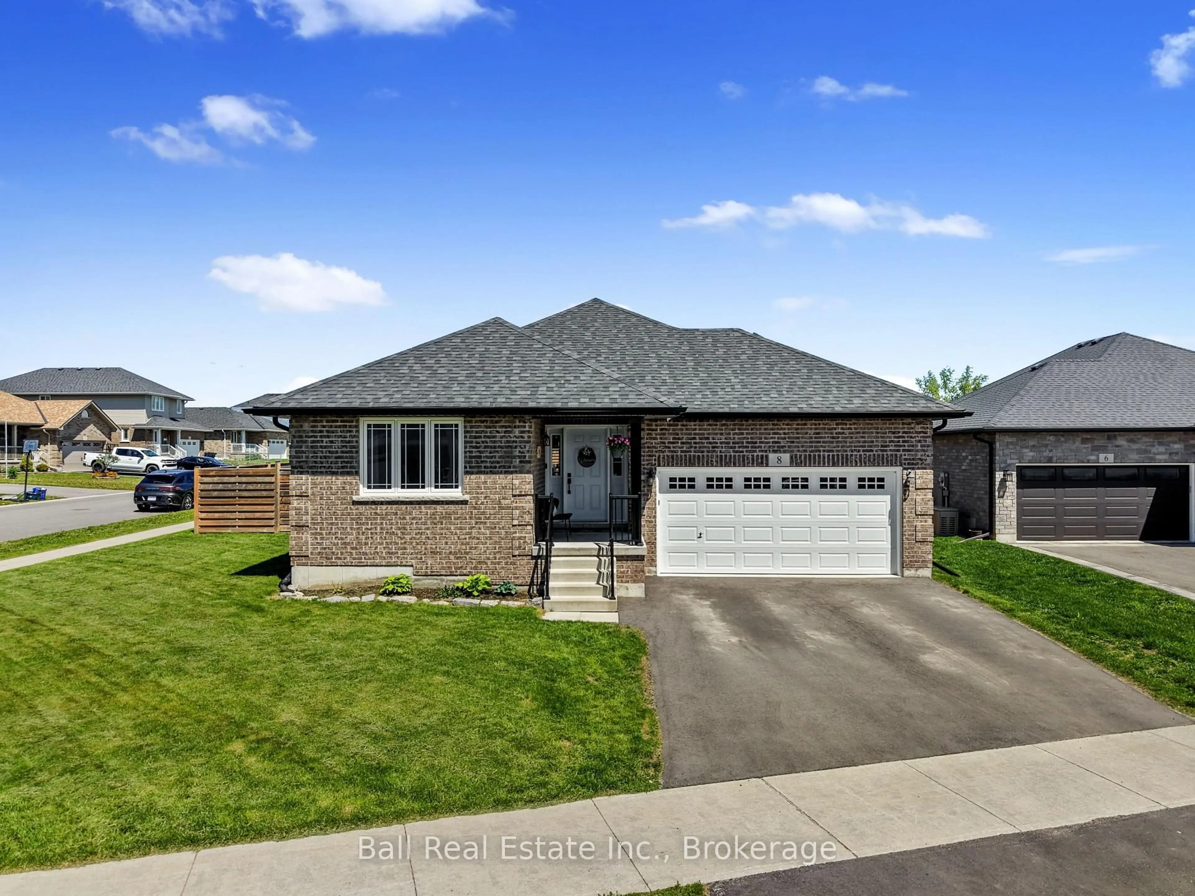 Home with brick exterior material, street for 8 Darrell Drain Cres, Asphodel-Norwood Ontario K0L 2V0