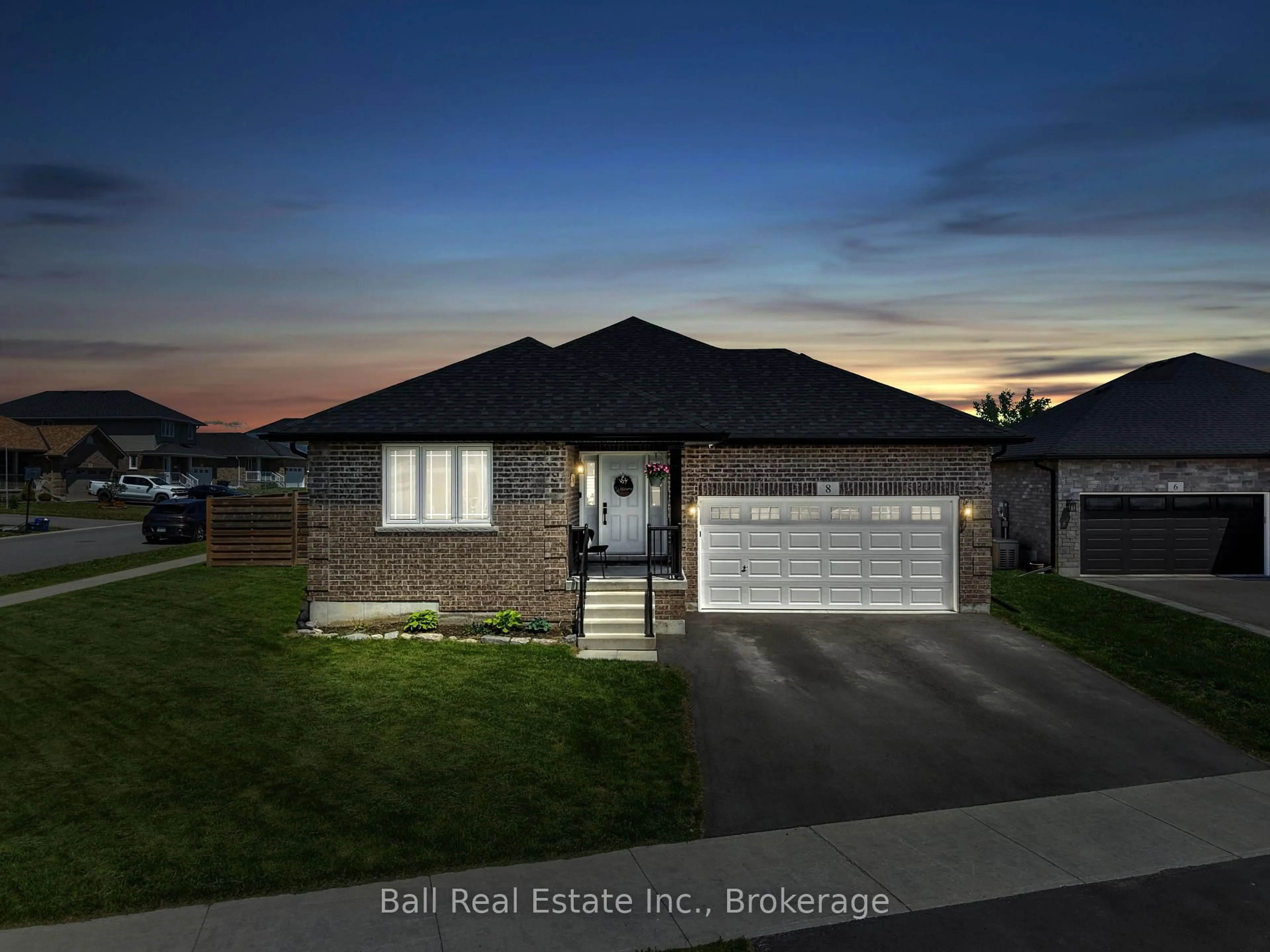 Home with brick exterior material, street for 8 Darrell Drain Cres, Asphodel-Norwood Ontario K0L 2V0