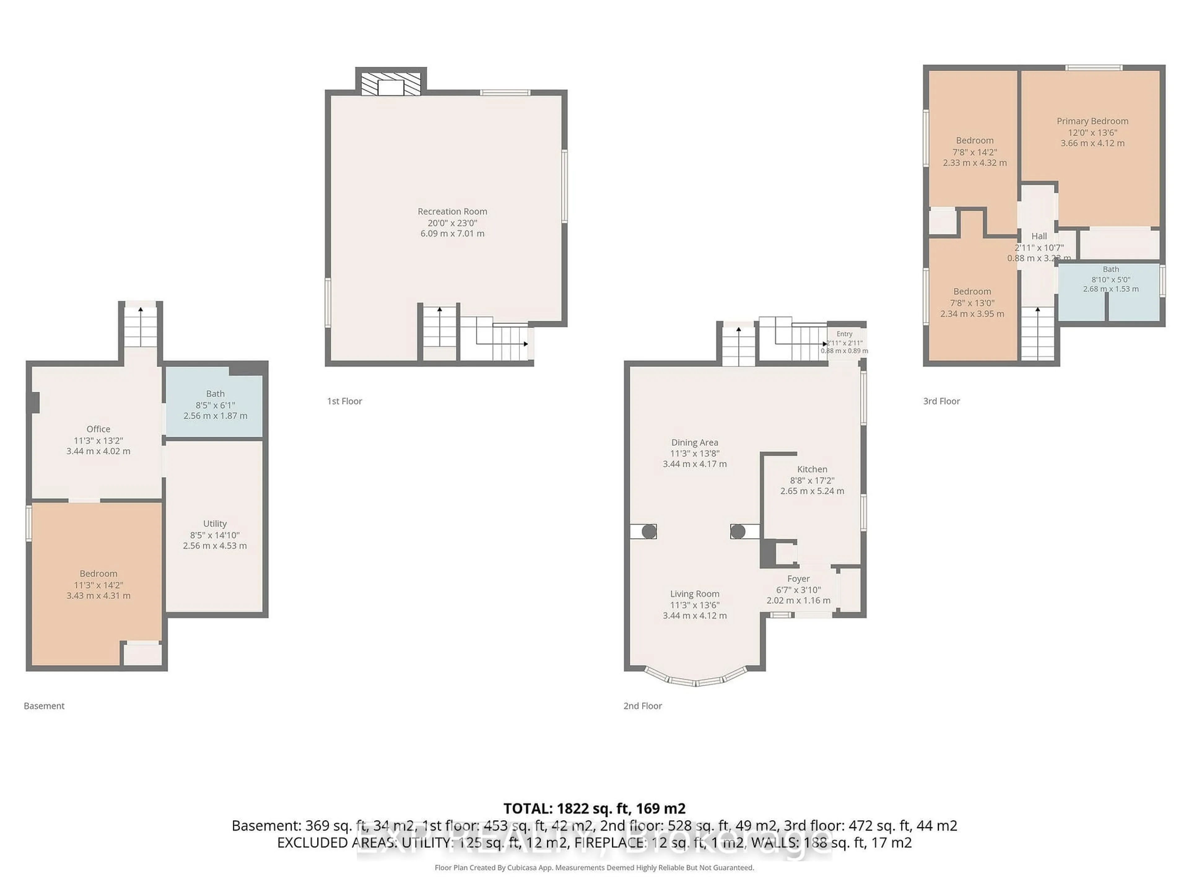 Floor plan for 56 Classic Cres, London East Ontario N5W 5T8