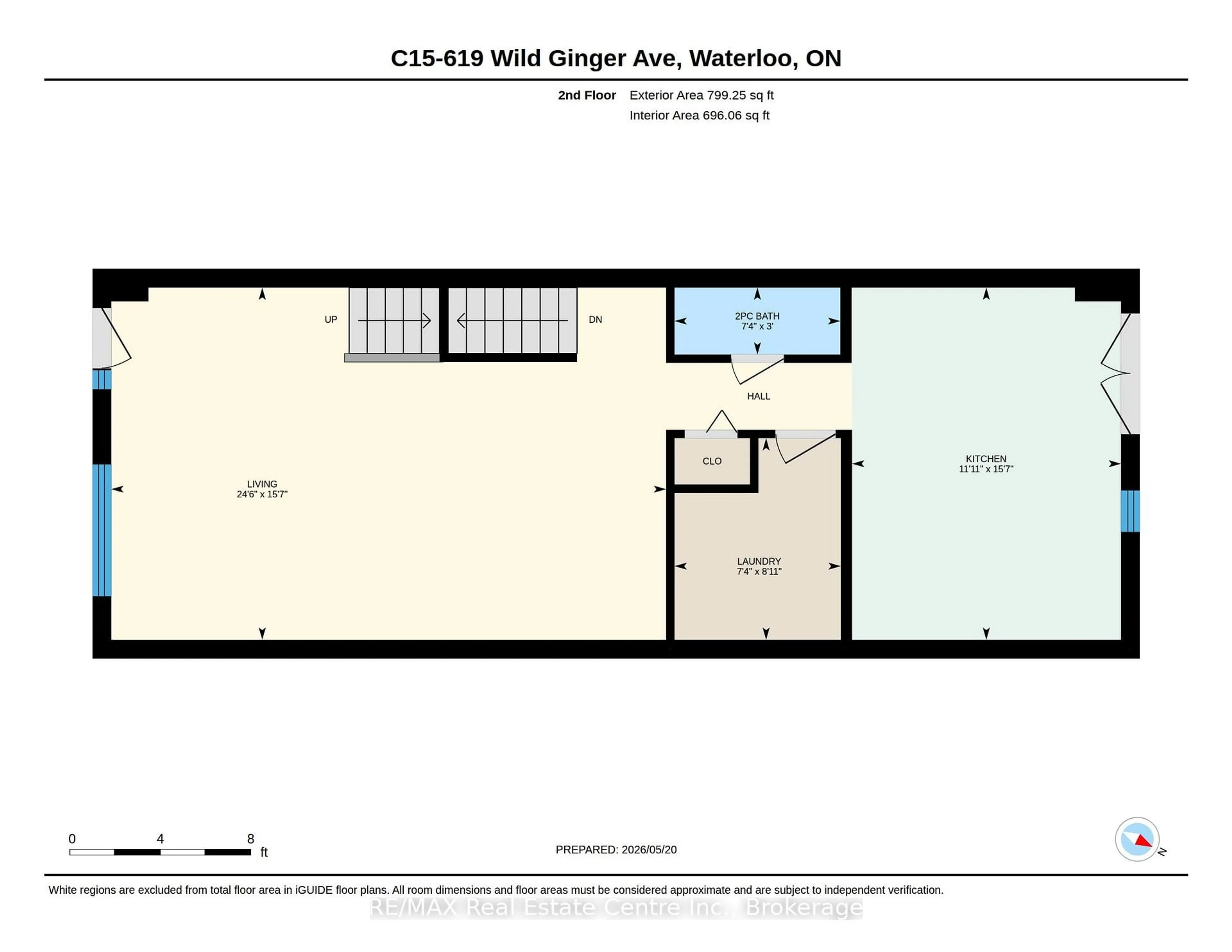 Floor plan for 619 Wild Ginger Ave #C15 & C16, Waterloo Ontario N2V 2X1