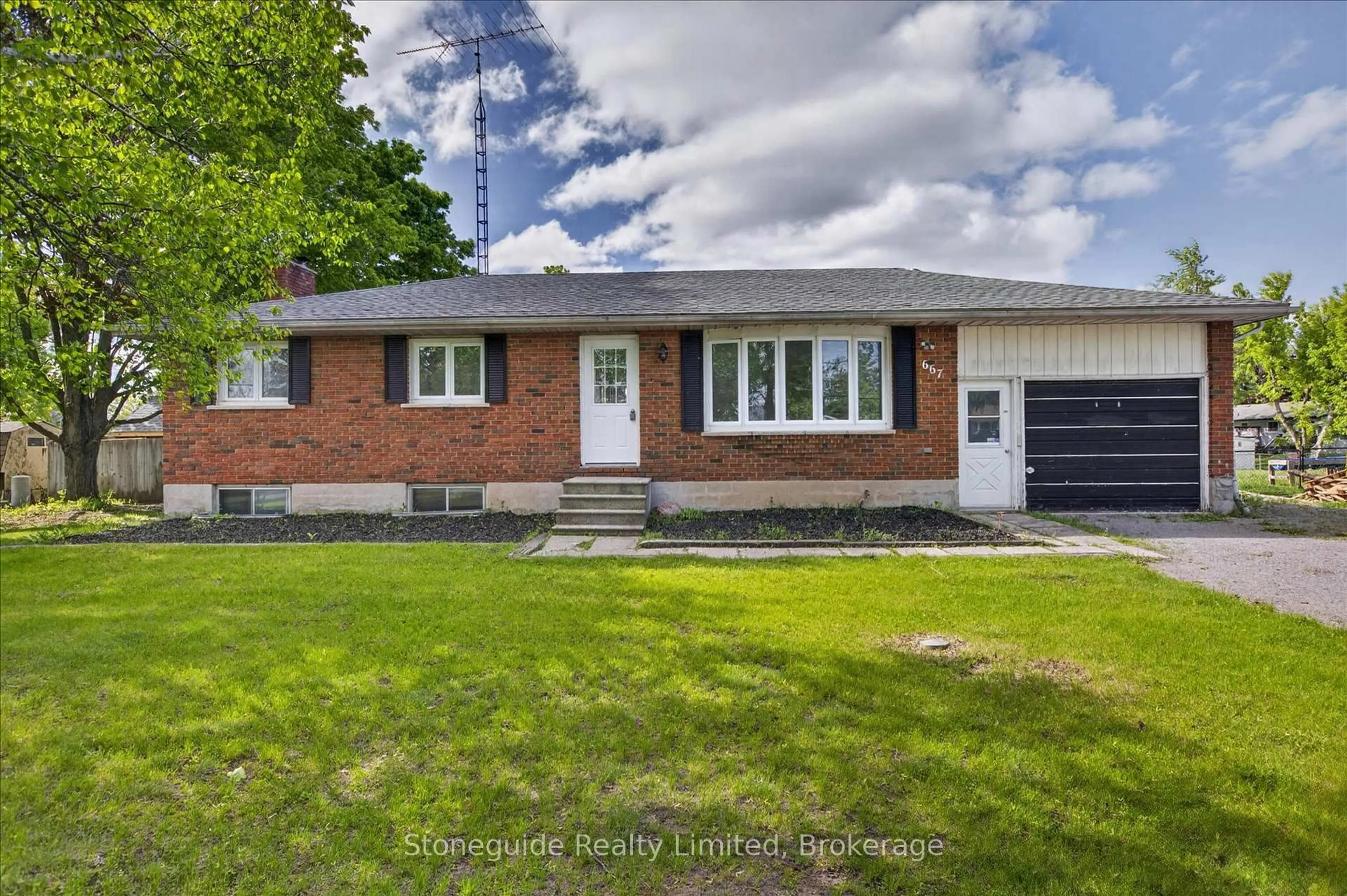 Home with brick exterior material, street for 667 Skyline Rd, Selwyn Ontario K0L 1T0