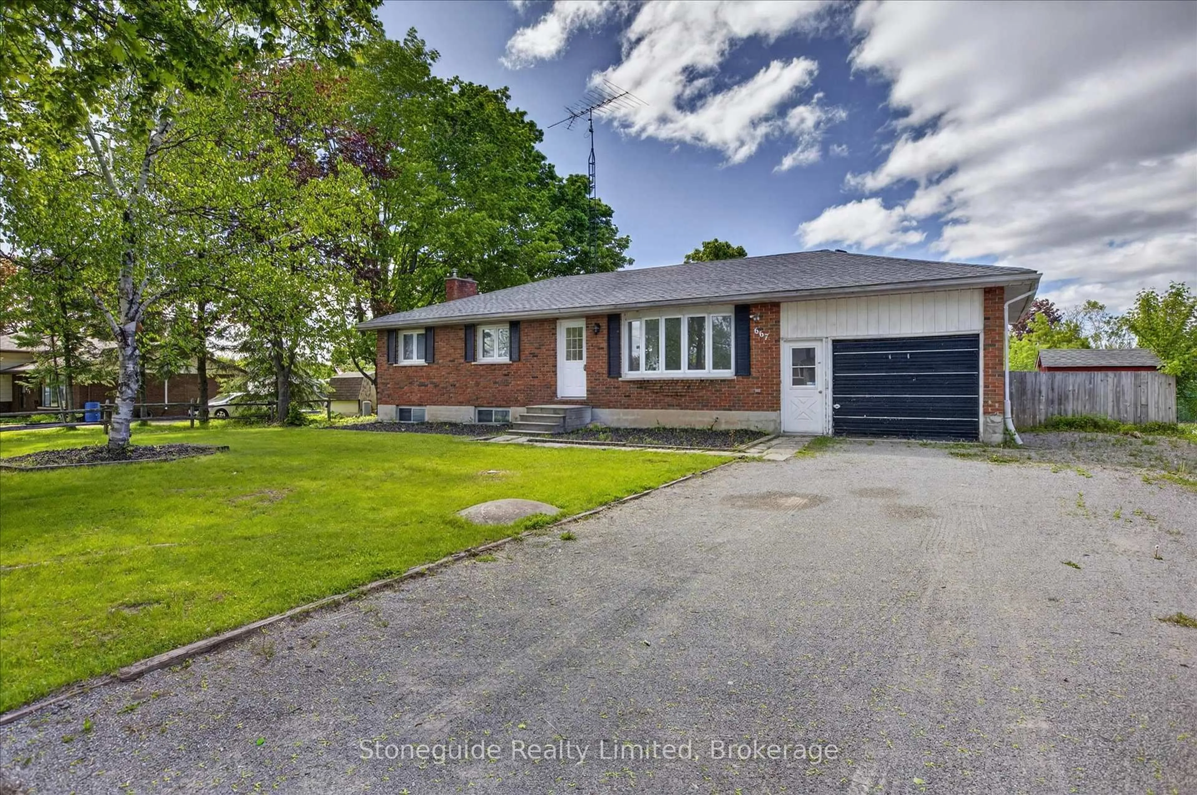 Home with brick exterior material, street for 667 Skyline Rd, Selwyn Ontario K0L 1T0