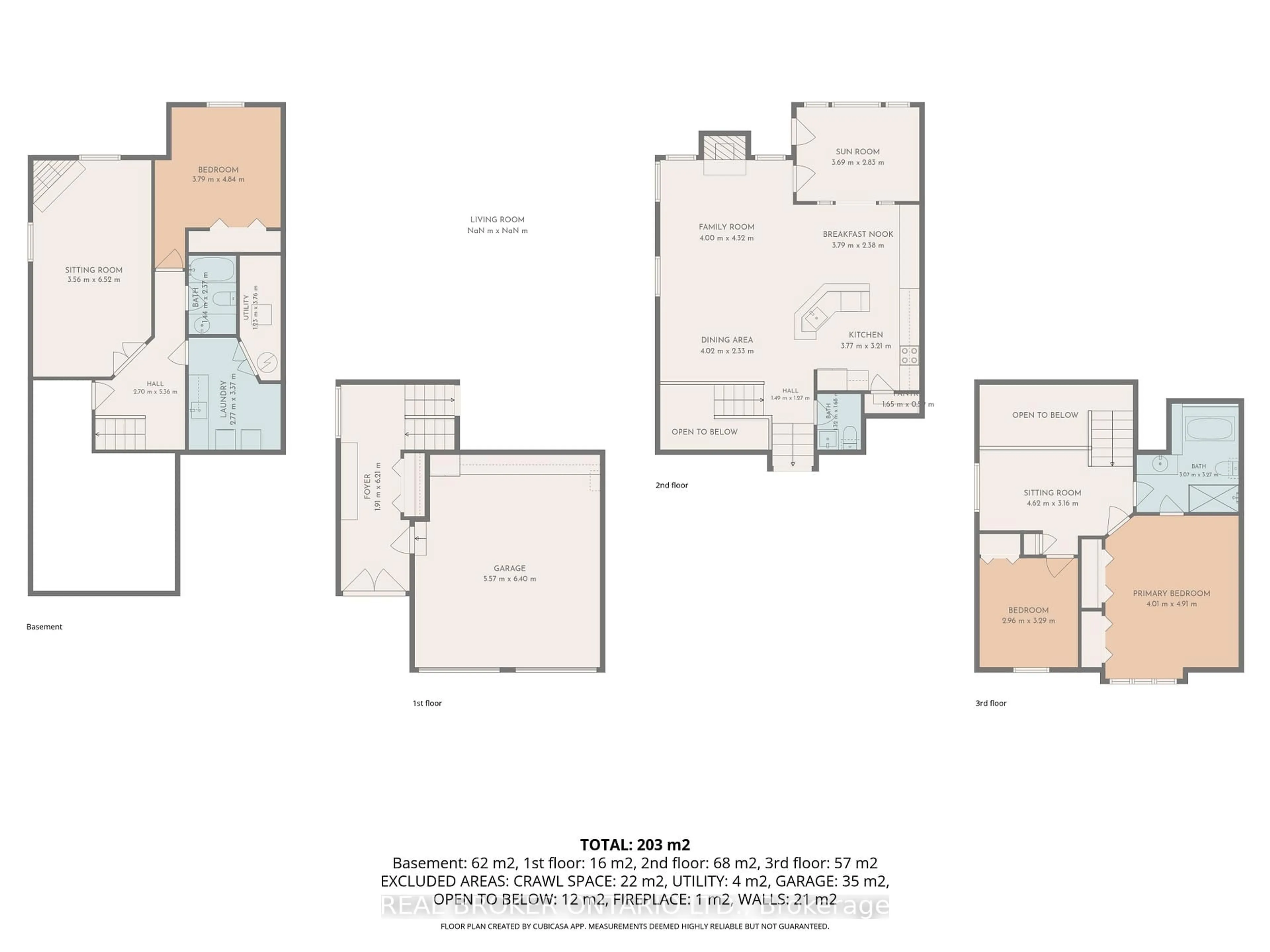 Floor plan for 124 Macassa Circ, Ottawa Ontario K2T 1J9