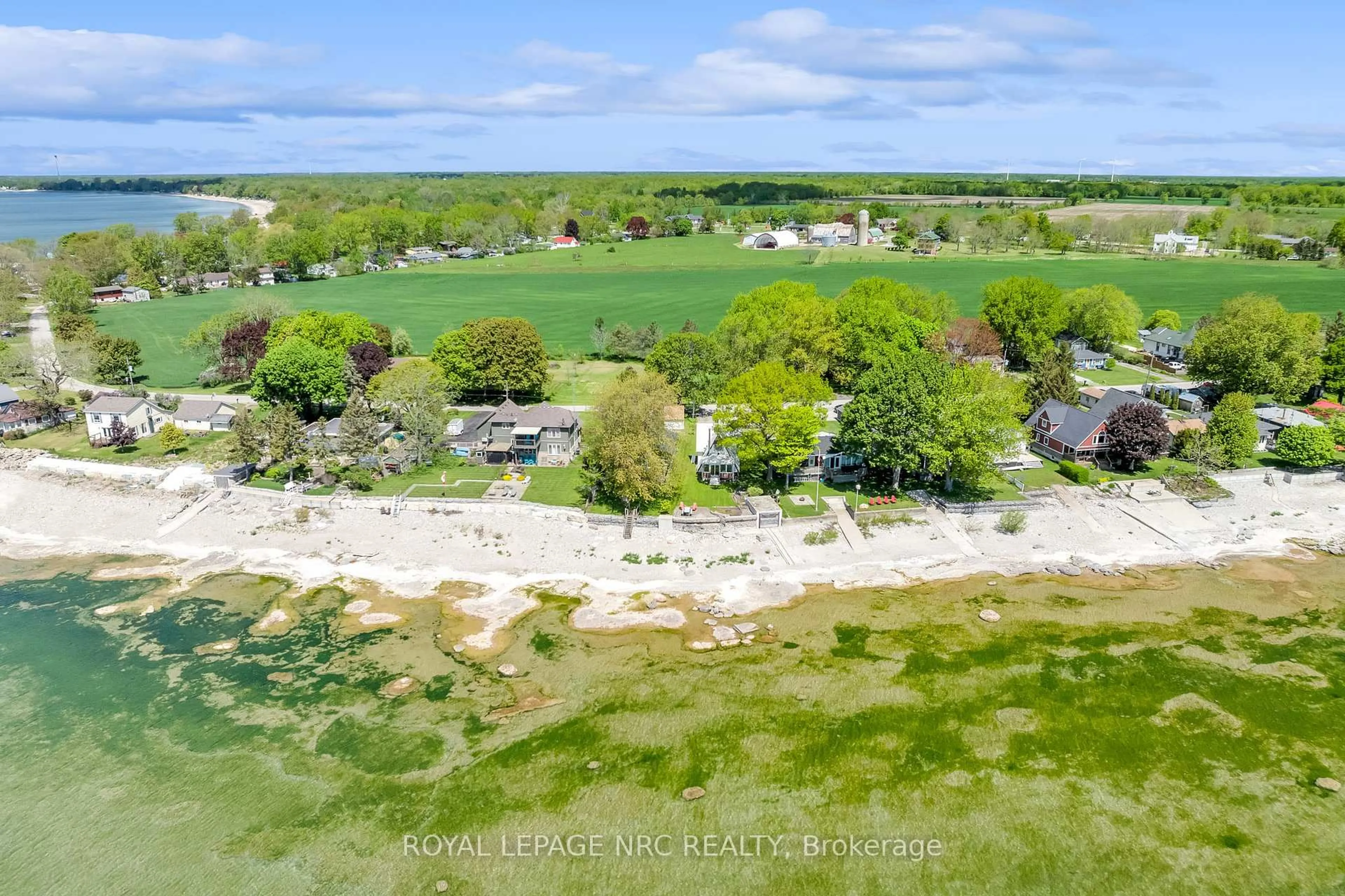 A pic from outside/outdoor area/front of a property/back of a property/a pic from drone, water/lake/river/ocean view for 12083 Augustine Rd, Wainfleet Ontario L0S 1V0