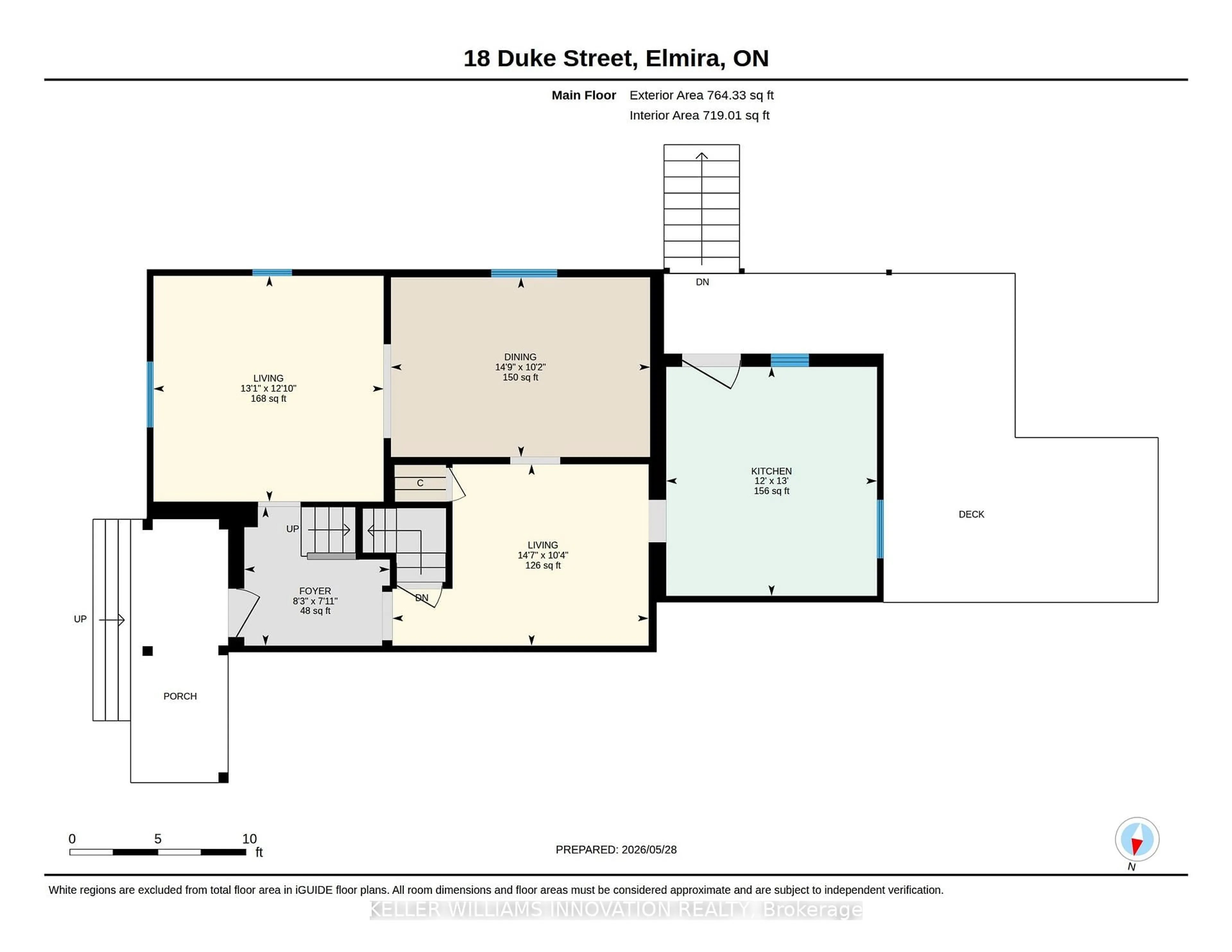 Floor plan for 18 Duke St, Woolwich Ontario N3B 2W7