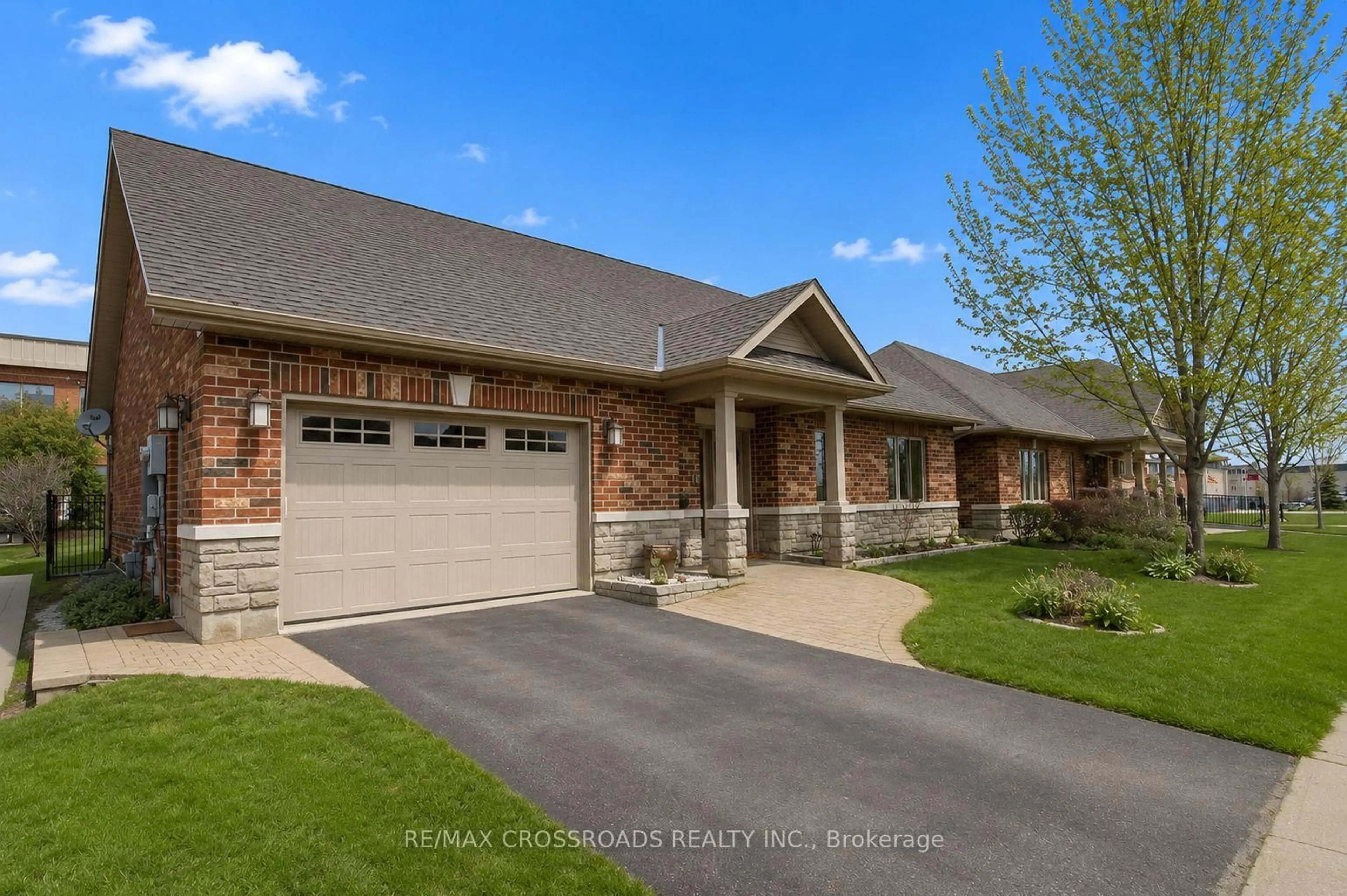 Home with brick exterior material, street for 8 Green Arbour Way, Kawartha Lakes Ontario K9V 0E6