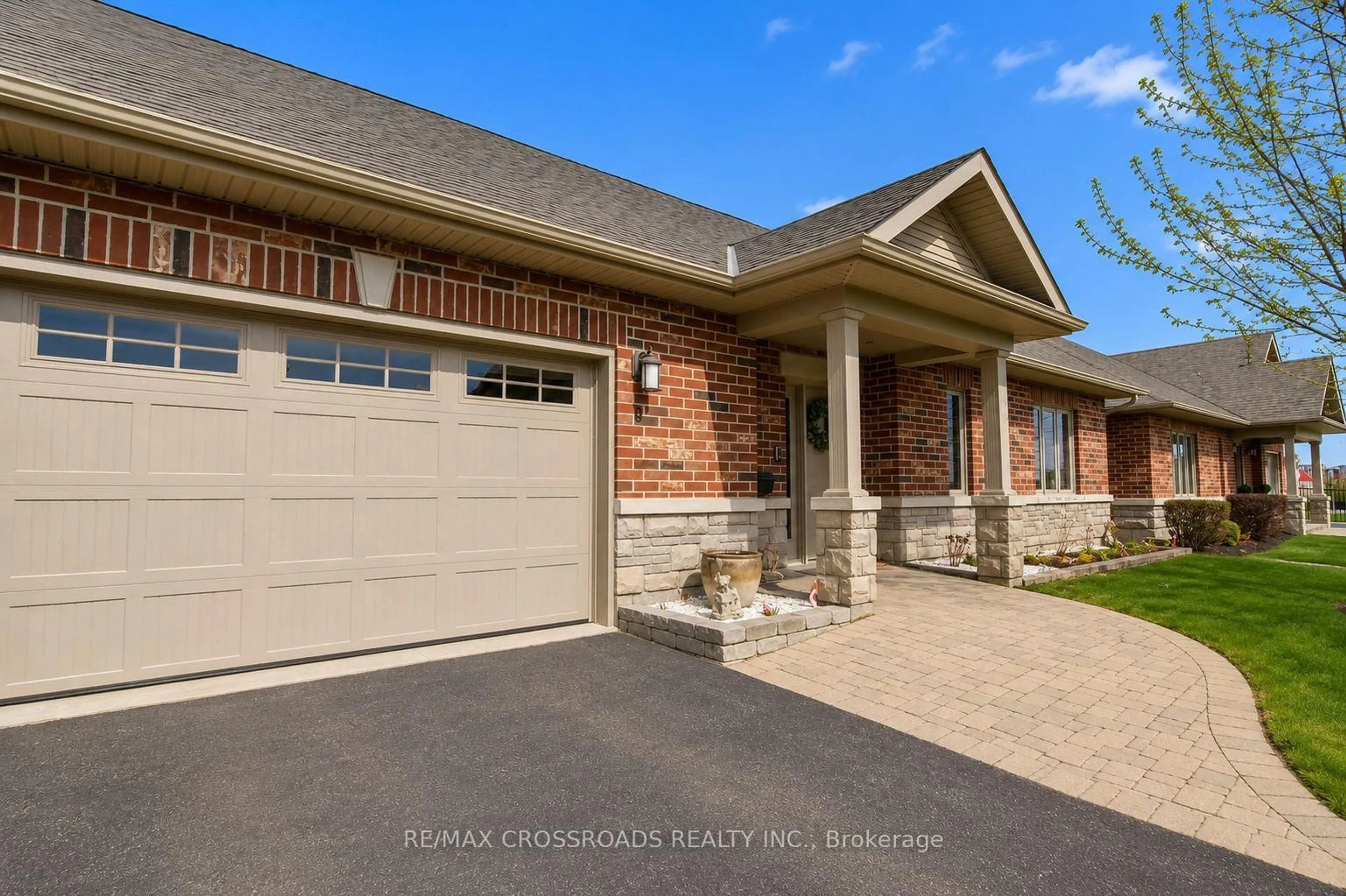 Home with brick exterior material, street for 8 Green Arbour Way, Kawartha Lakes Ontario K9V 0E6