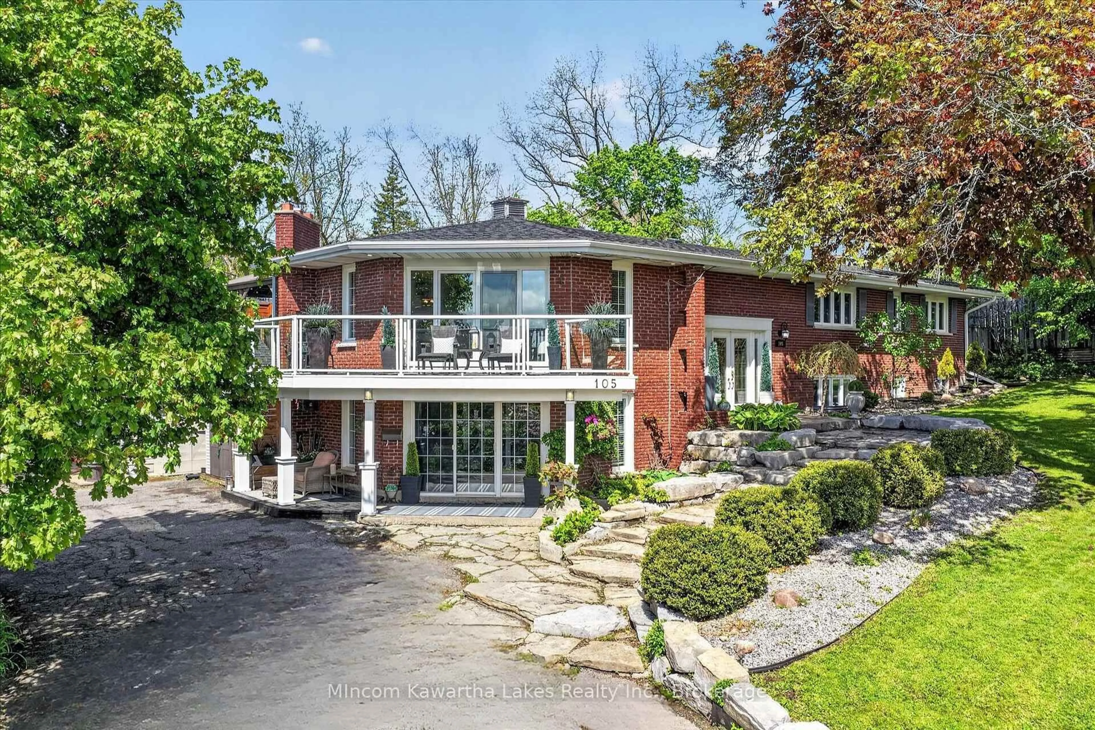 Home with brick exterior material, street for 105 Ridgewood Rd, Peterborough Ontario K9J 1P2