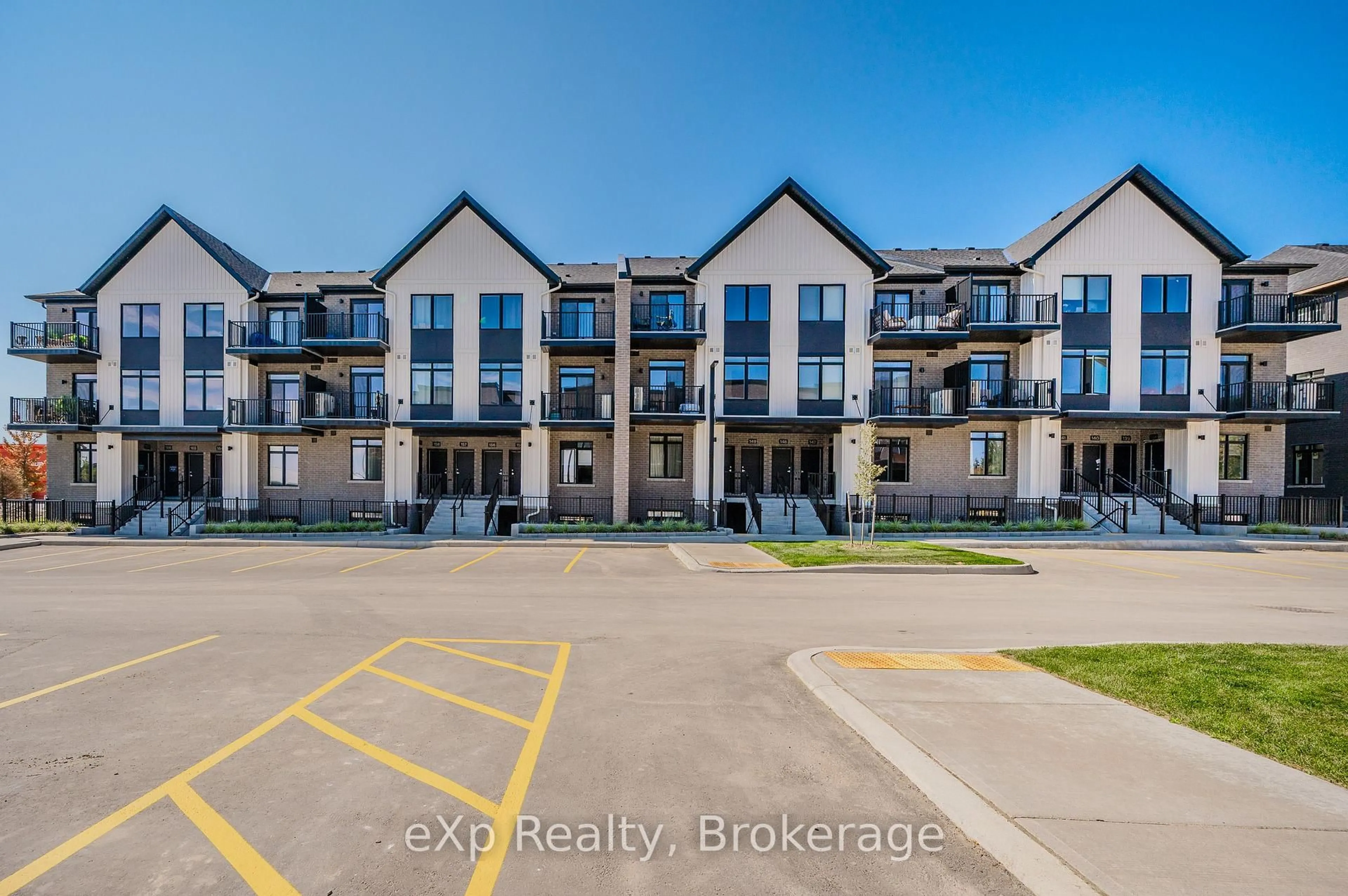 A pic from outside/outdoor area/front of a property/back of a property/a pic from drone, unknown for 824 Woolwich St #71, Guelph Ontario N1H 1G8