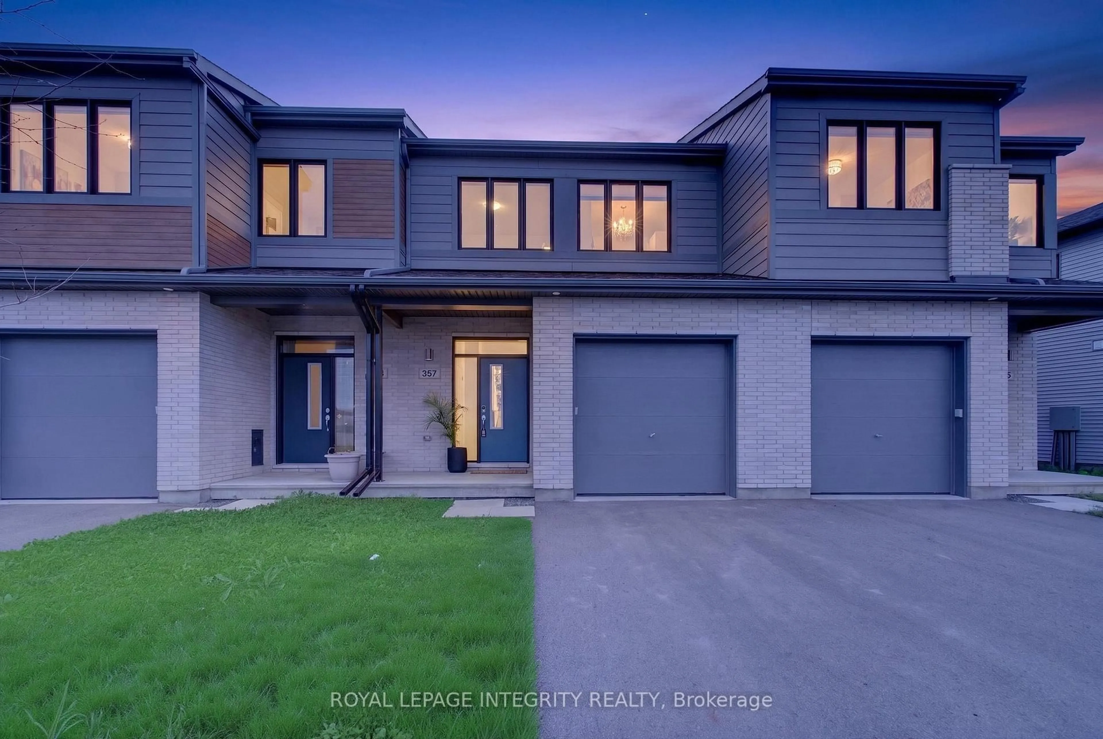 Home with vinyl exterior material, street for 357 Cope Dr, Ottawa Ontario K2V 0P7