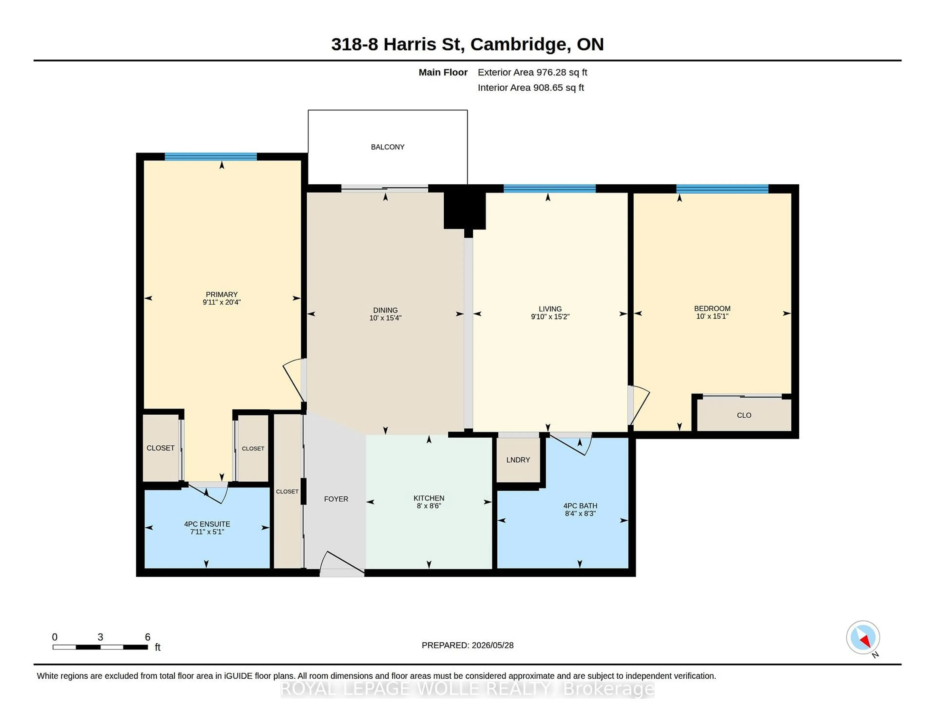 Floor plan for 8 Harris St #318, Cambridge Ontario N1R 8R1