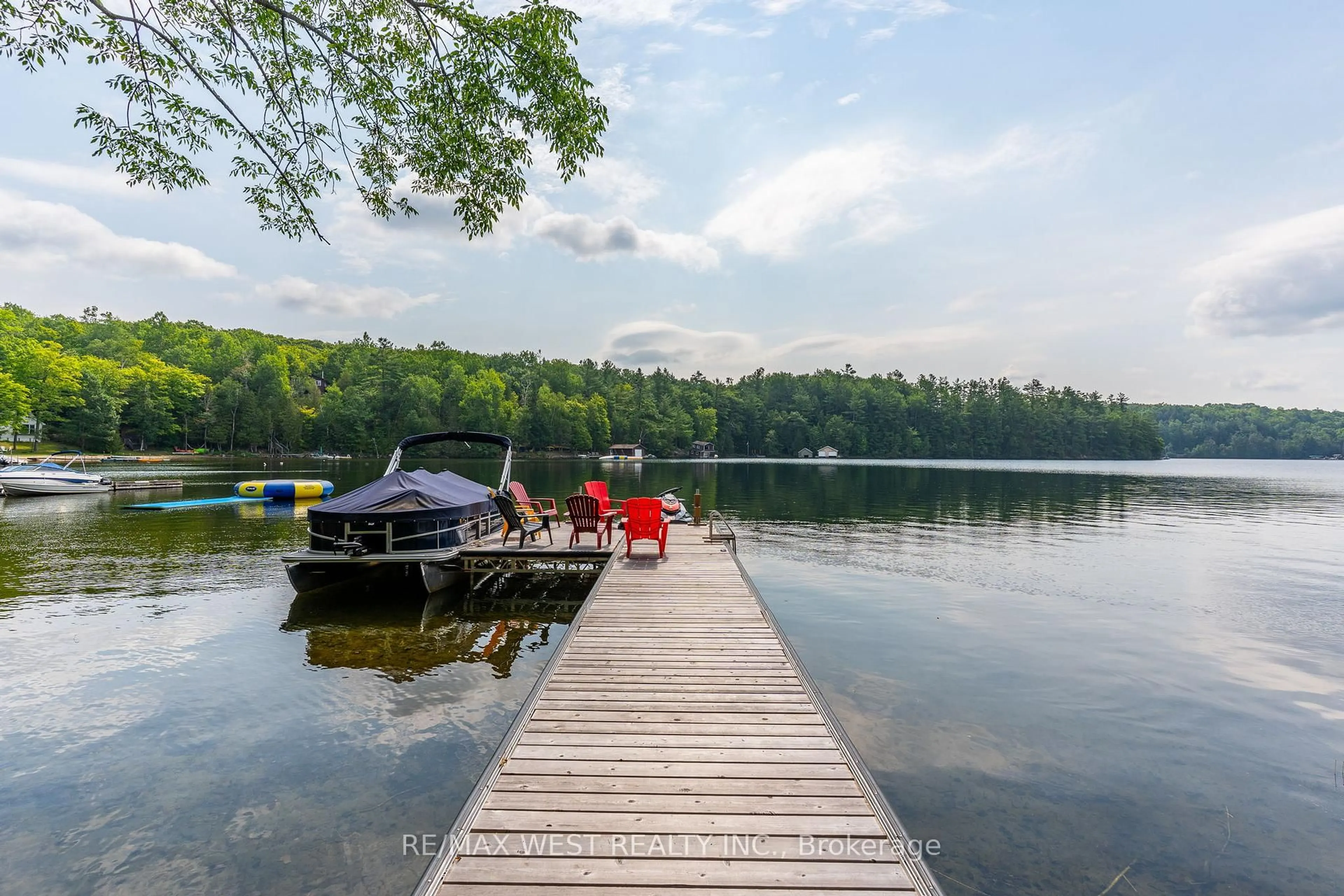 Patio, water/lake/river/ocean view for 1187 BOB BEENEY Tr, Minden Hills Ontario K0M 2K0