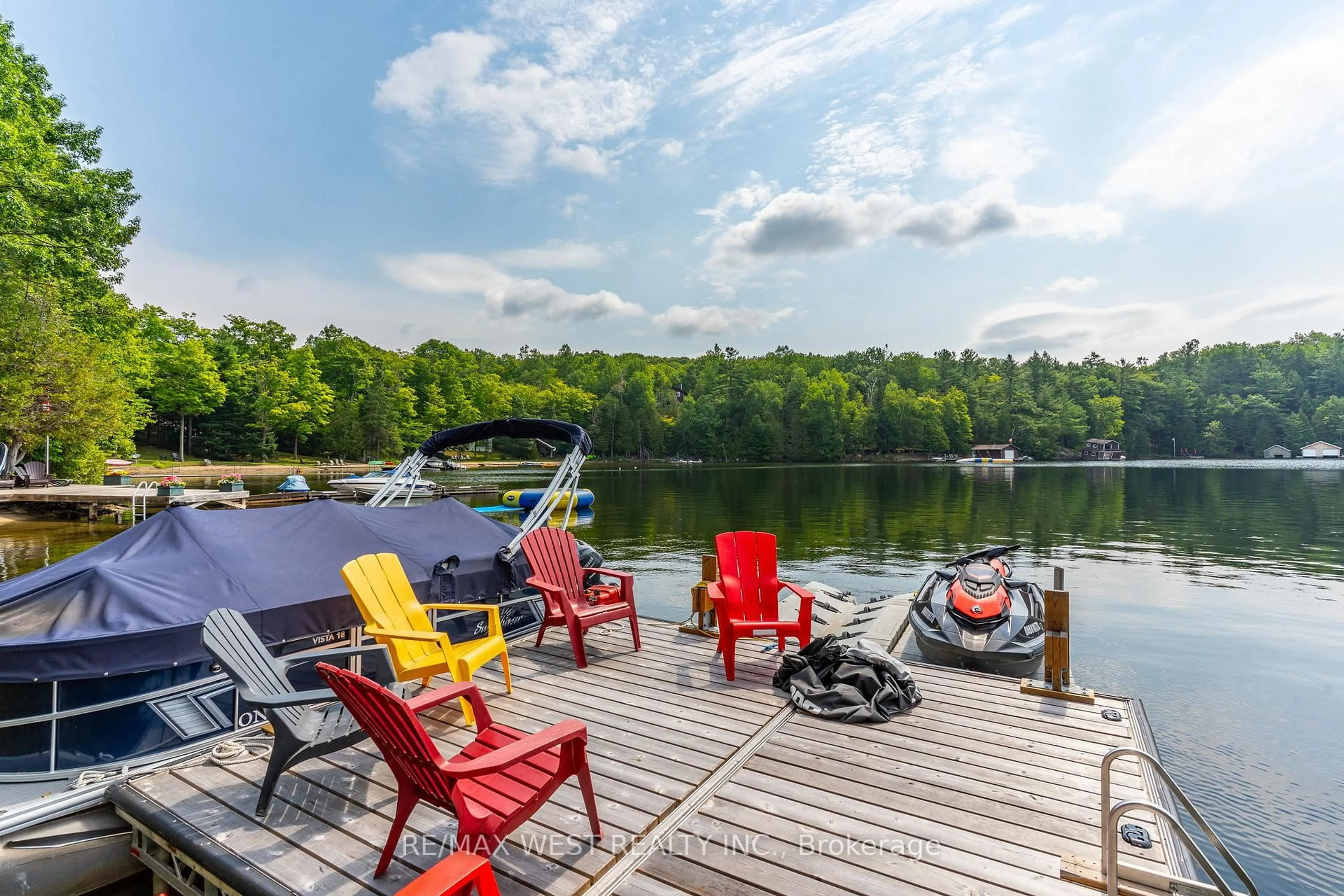 Patio, water/lake/river/ocean view for 1187 BOB BEENEY Tr, Minden Hills Ontario K0M 2K0