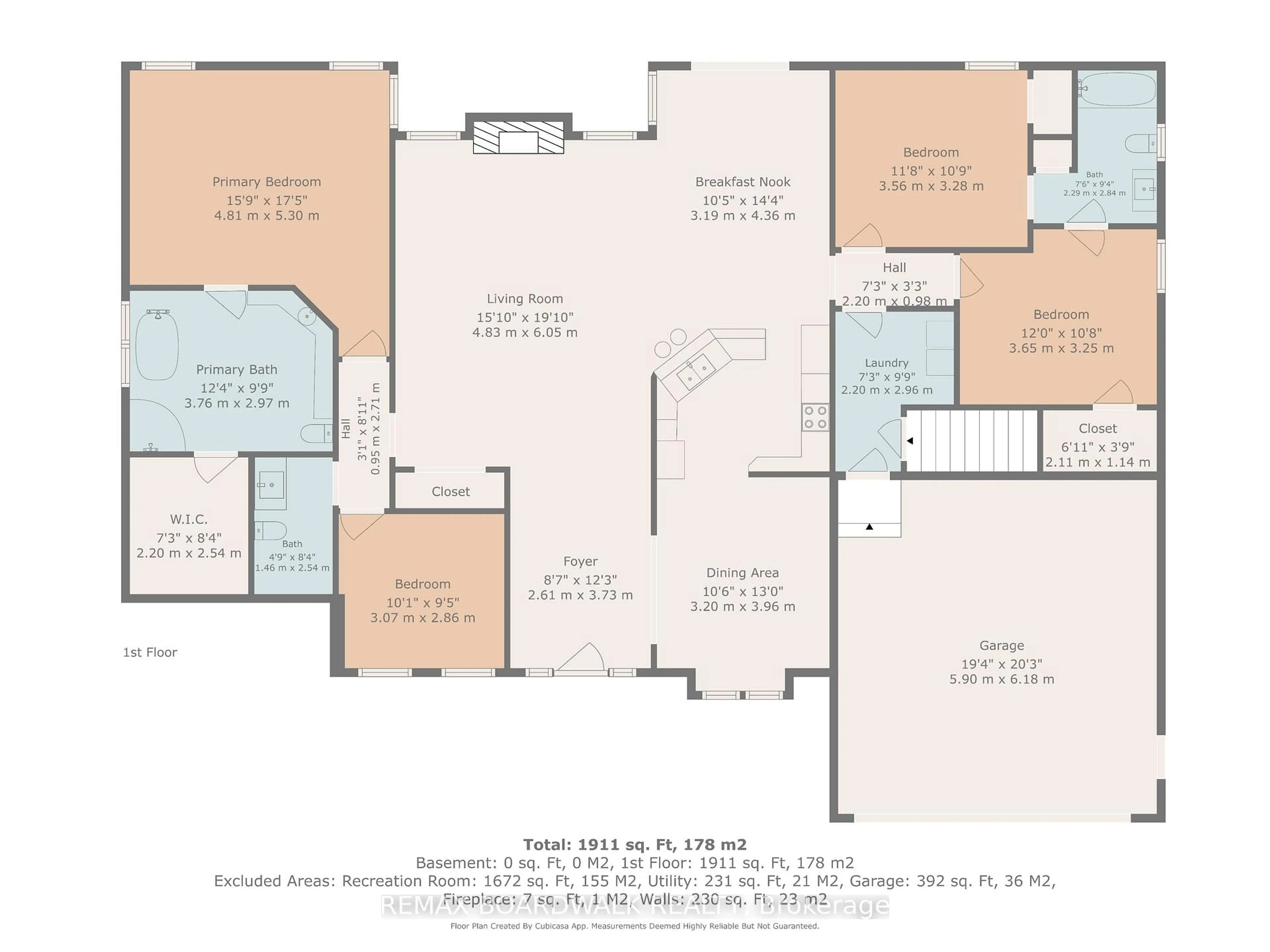 Floor plan for 520 Route 100 St, Russell Ontario K4R 1E5