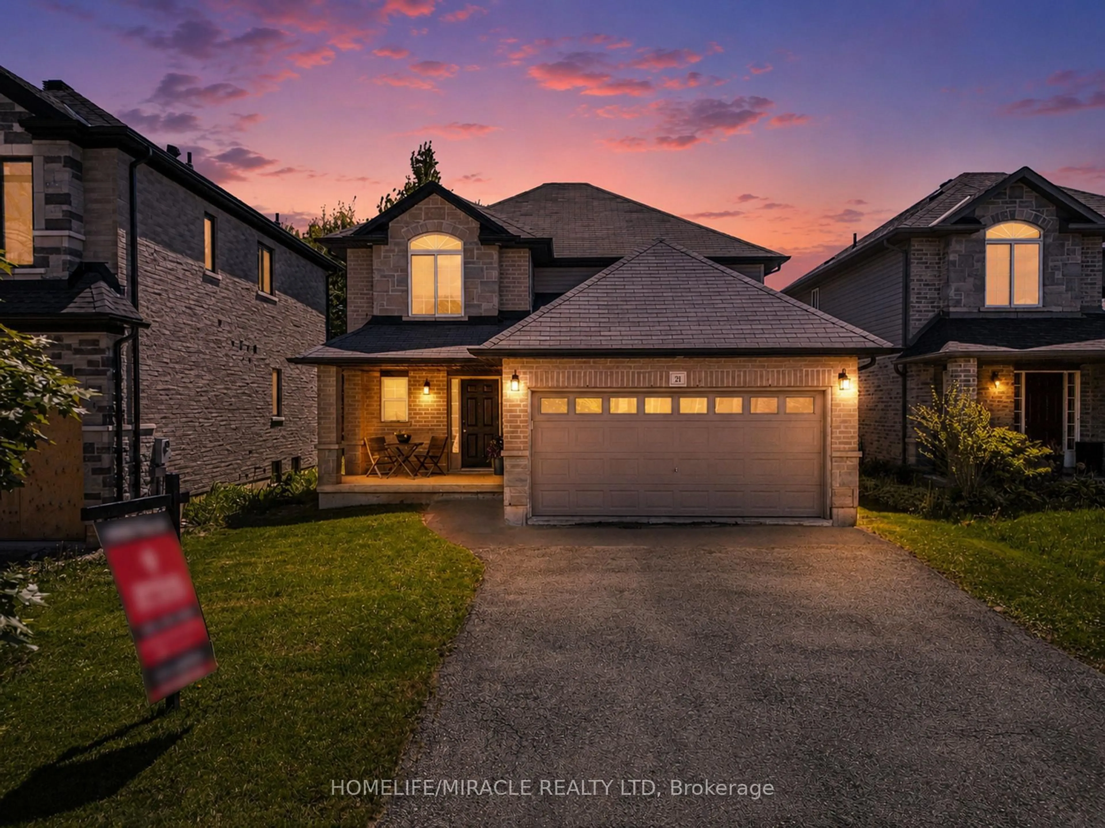 Home with brick exterior material, street for 21 Davinci Blvd, Hamilton Ontario L9B 0C5