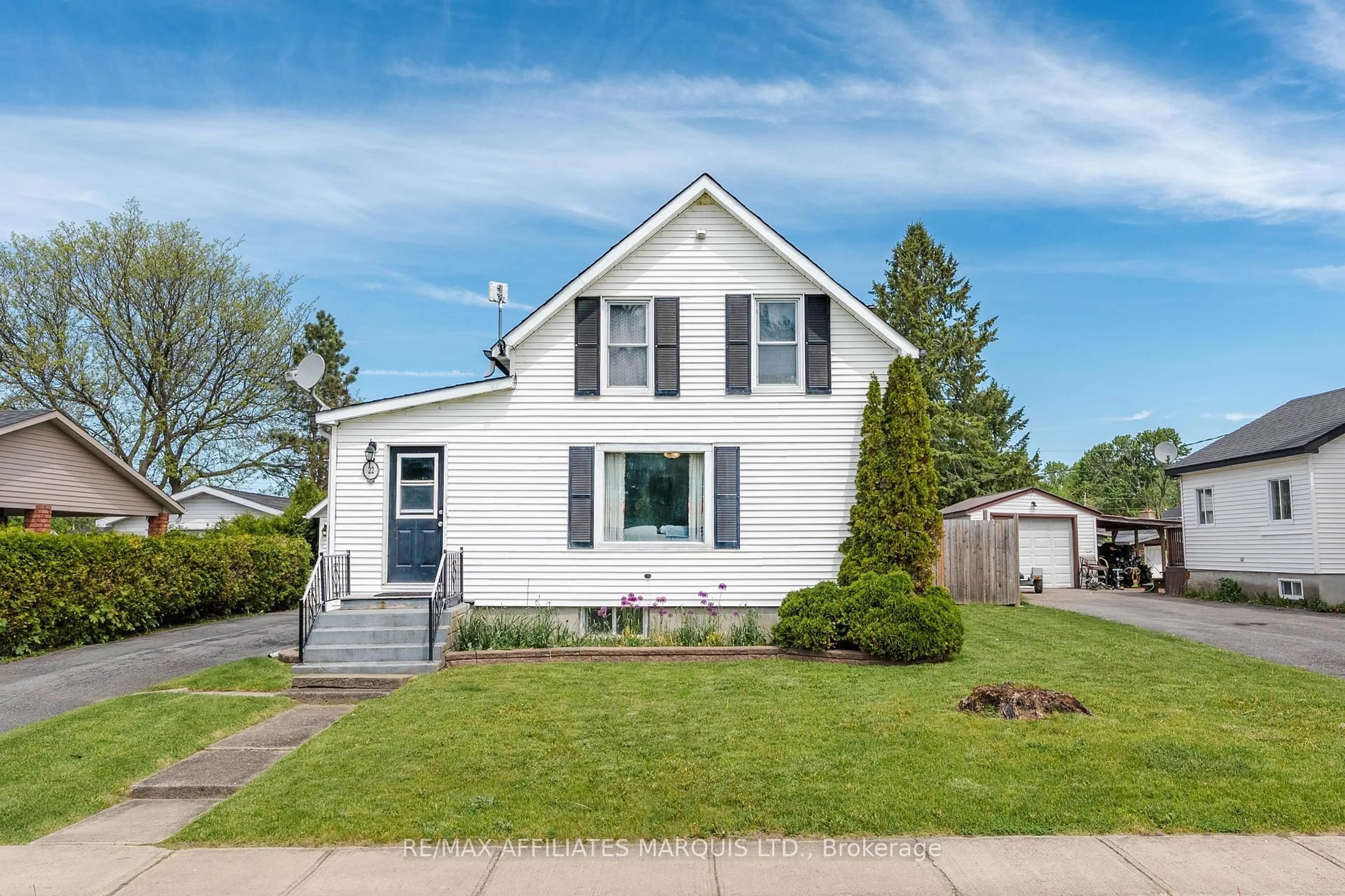 Home with vinyl exterior material, street for 22 Frost Ave, South Stormont Ontario K0C 1P0