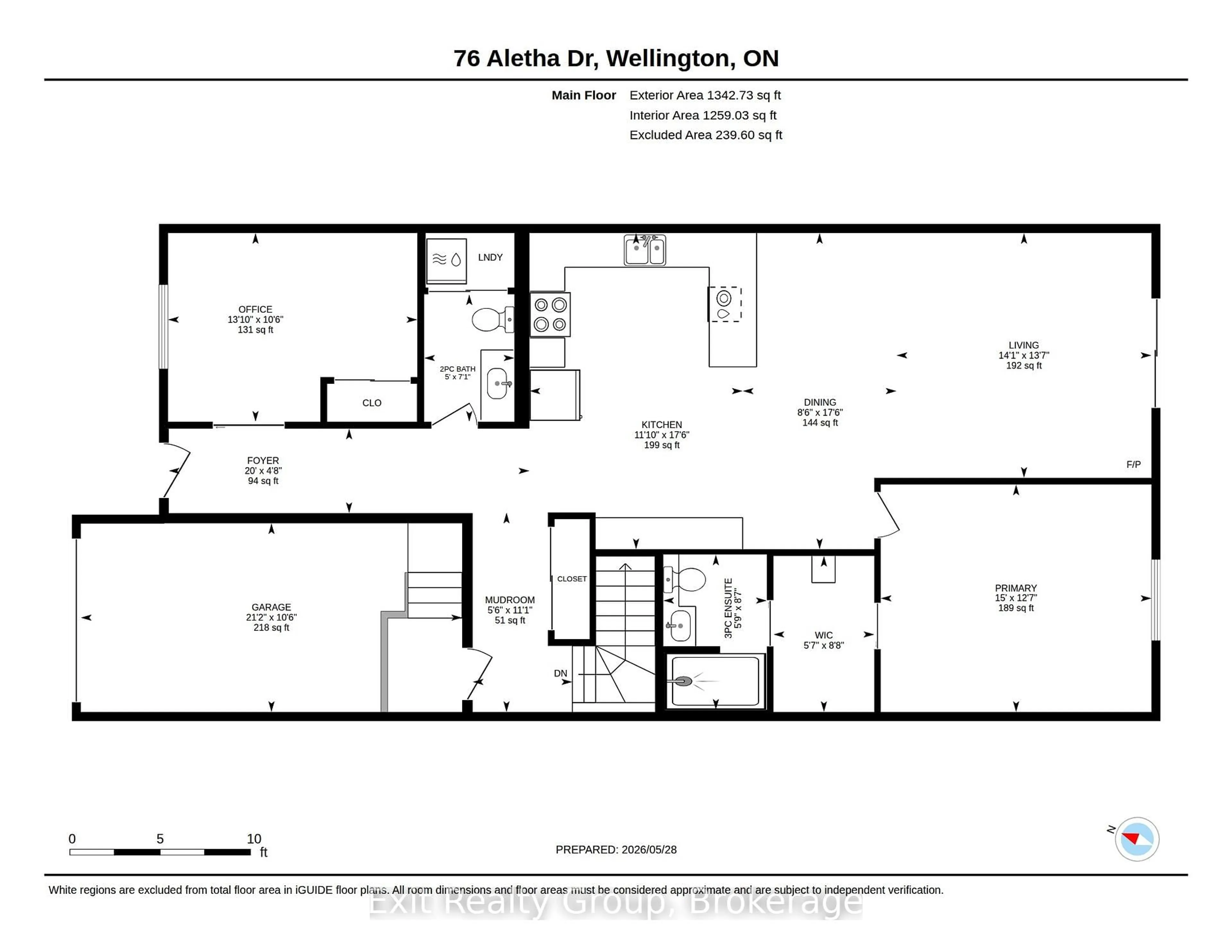 Floor plan for 76 Aletha Dr, Prince Edward County Ontario K0K 3L0