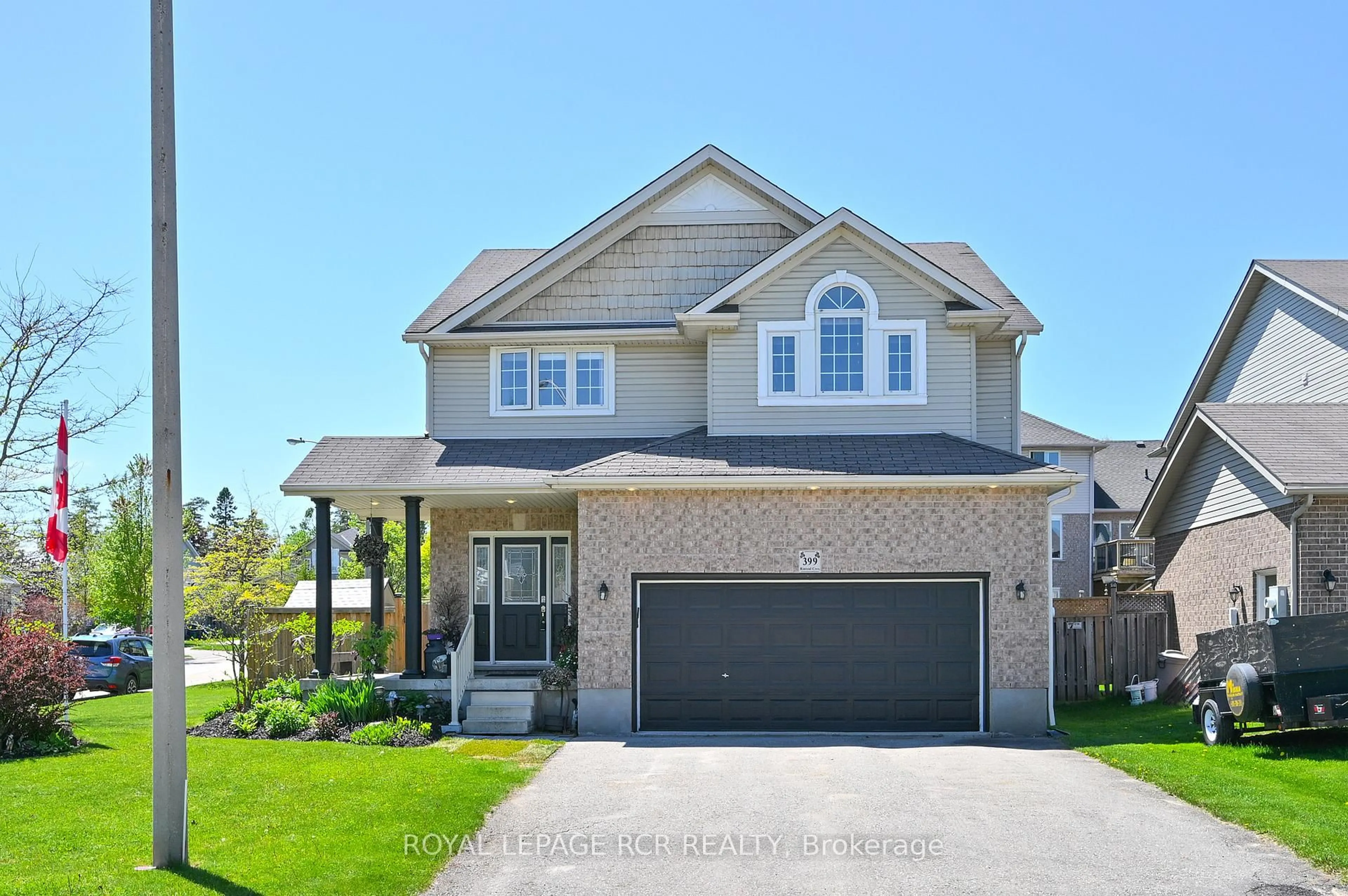 Home with brick exterior material, street for 399 Rintoul Cres, Shelburne Ontario L9V 3C5