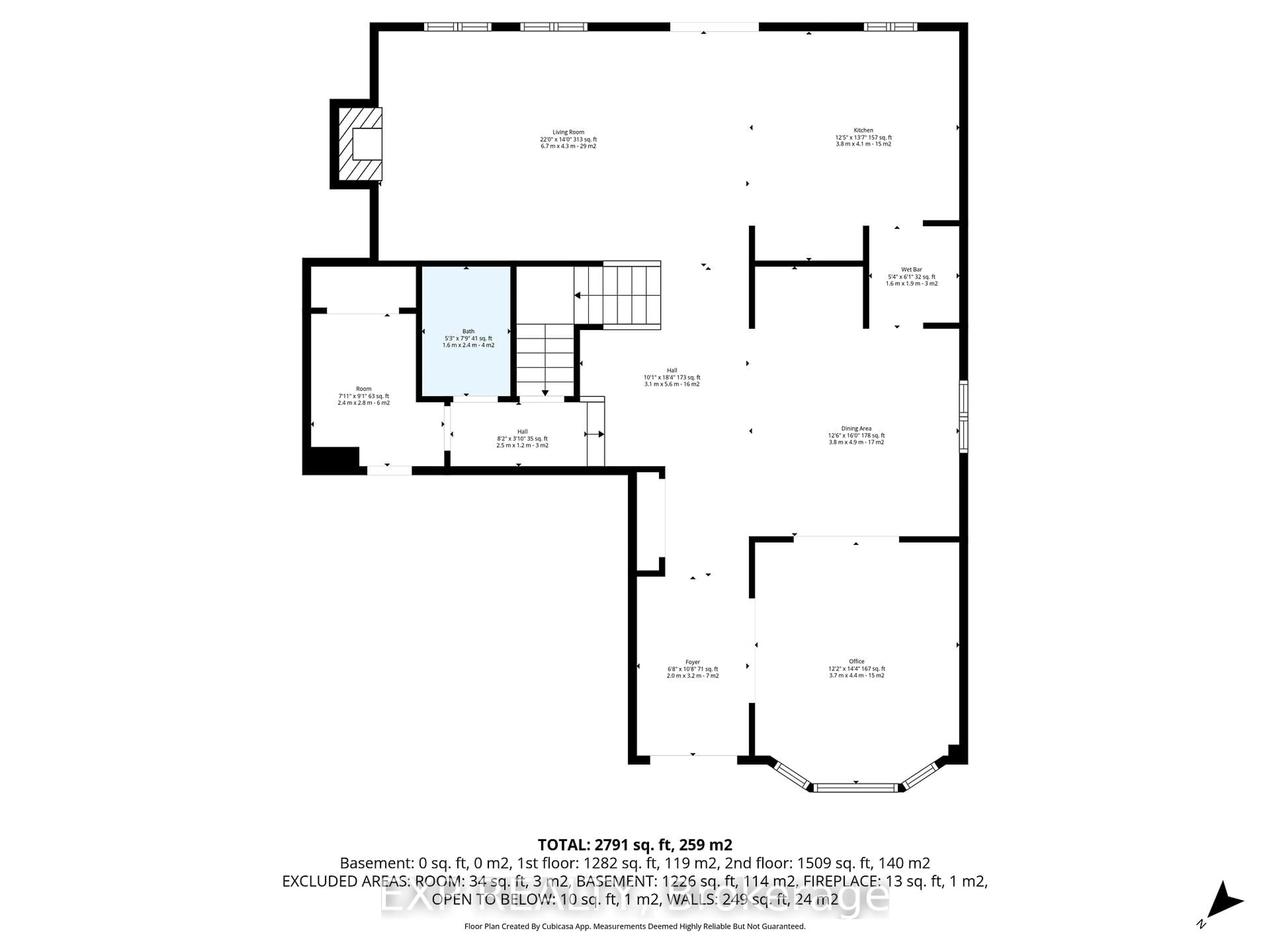 Floor plan for 840 Stallion Cres, Ottawa Ontario K2S 0Y6