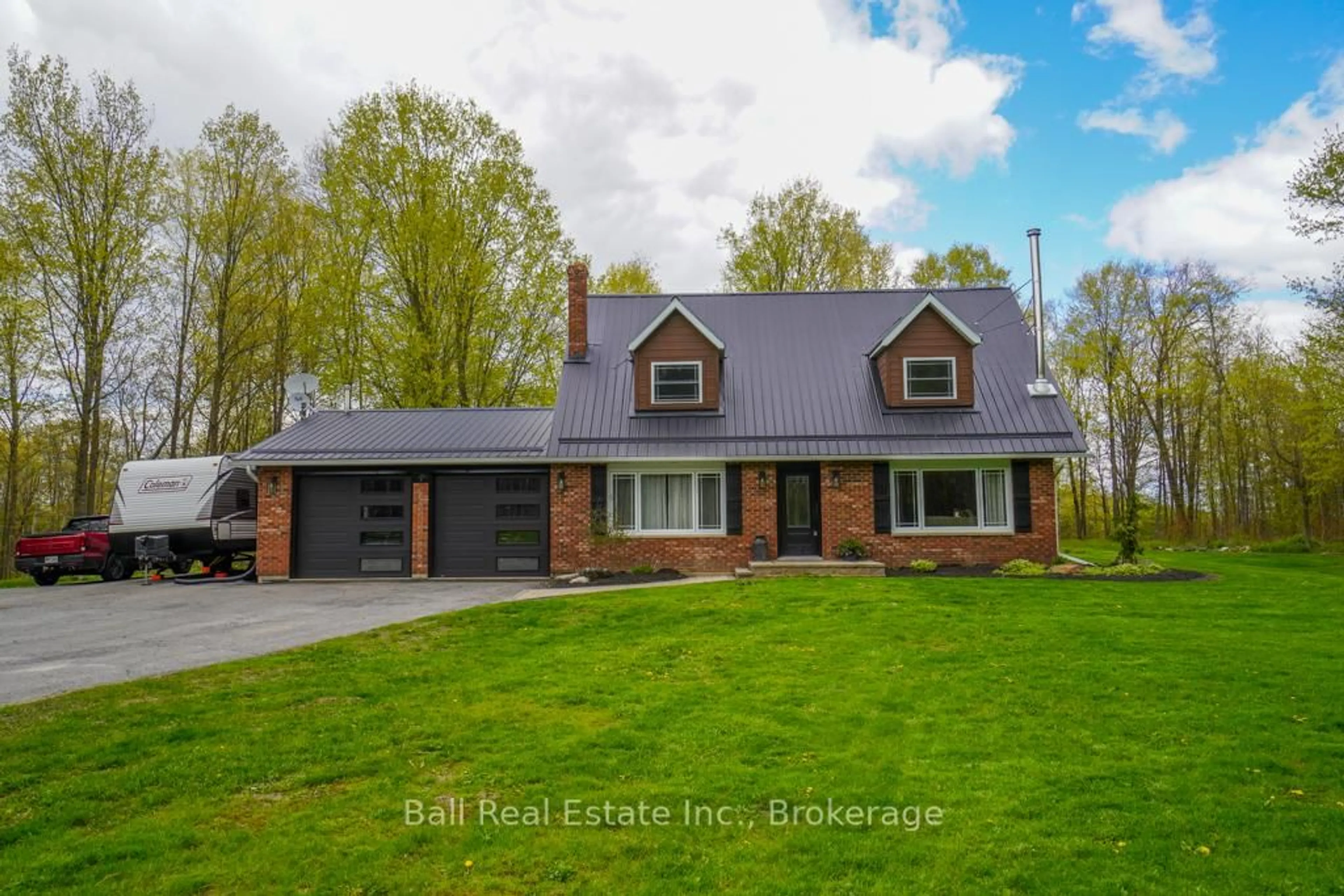 Home with brick exterior material, street for 493 Old Marmora Rd, Madoc Ontario K0K 2K0