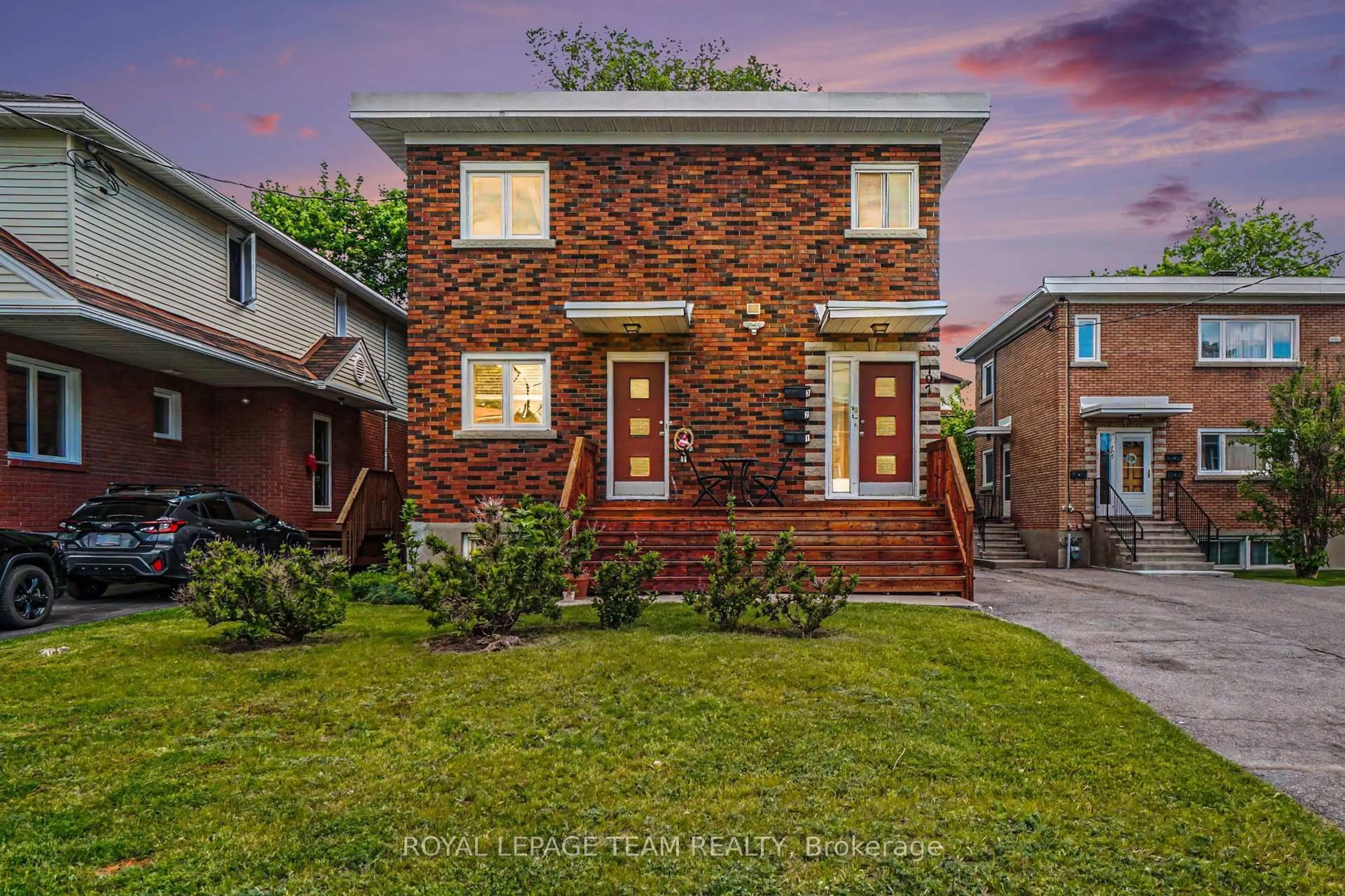 Home with brick exterior material, street for 707 Edison Ave, Ottawa Ontario K2A 1W2