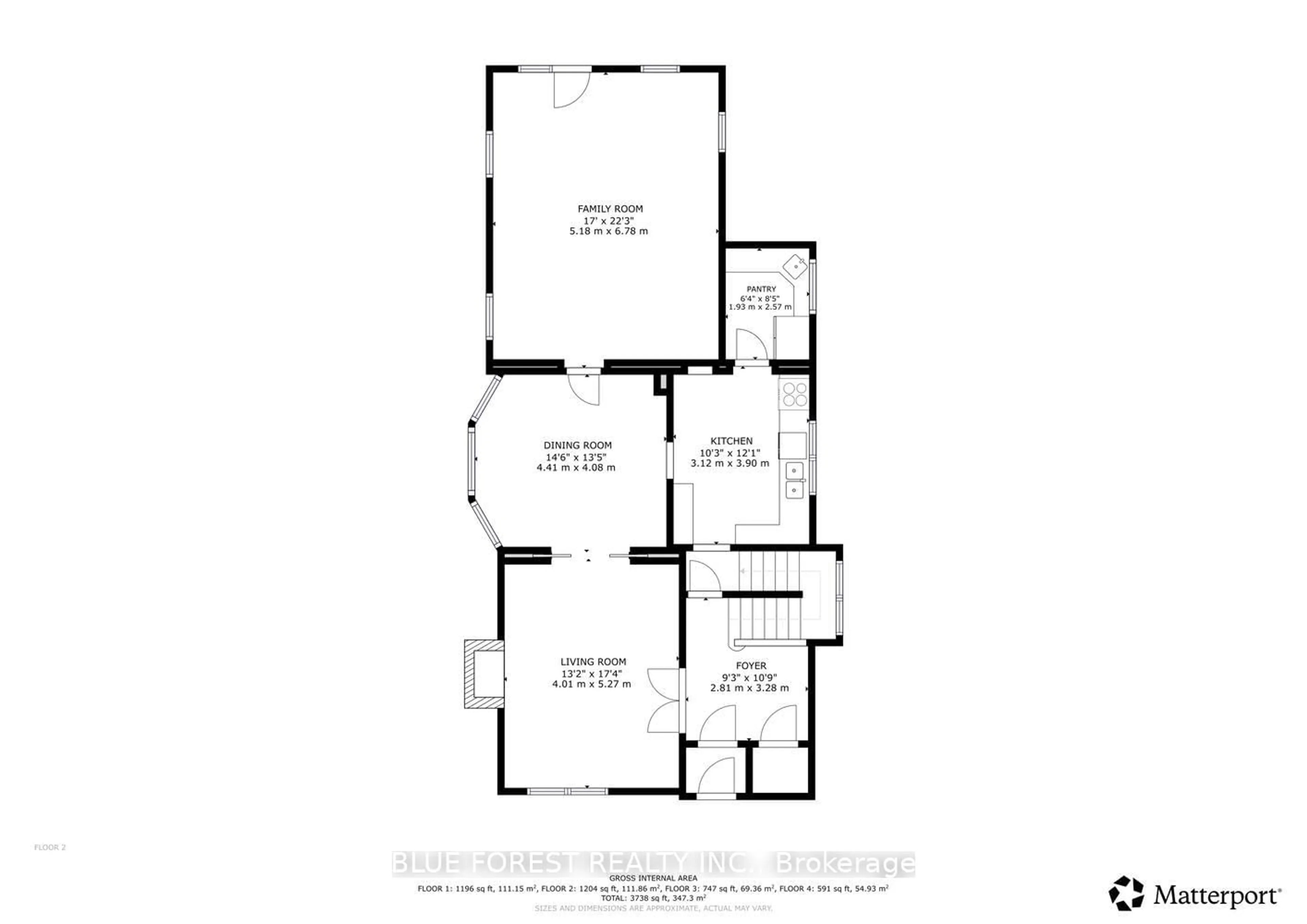 Floor plan for 368 St James St, London East Ontario N6A 1X7