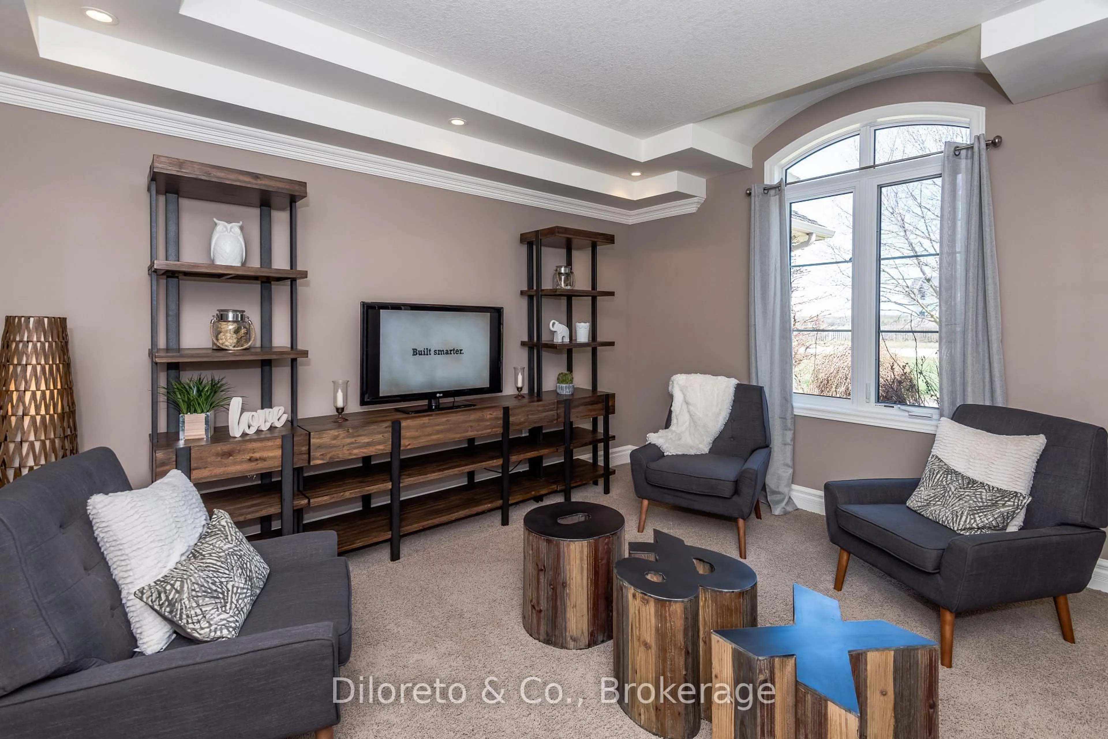 Living room with furniture, unknown for 7307 Sideroad 5 Rd #C, Wellington North Ontario N0G 2E0