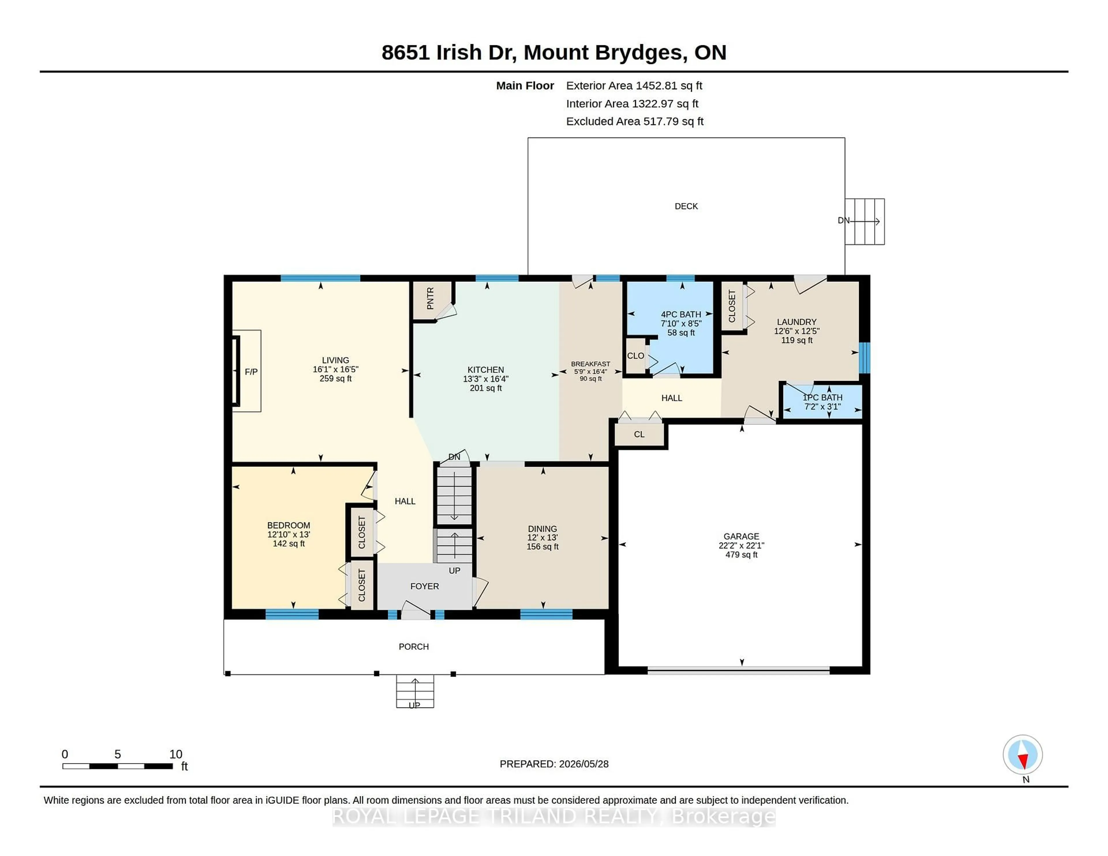 Floor plan for 8651 Irish Dr, Strathroy-Caradoc Ontario N0L 1W0