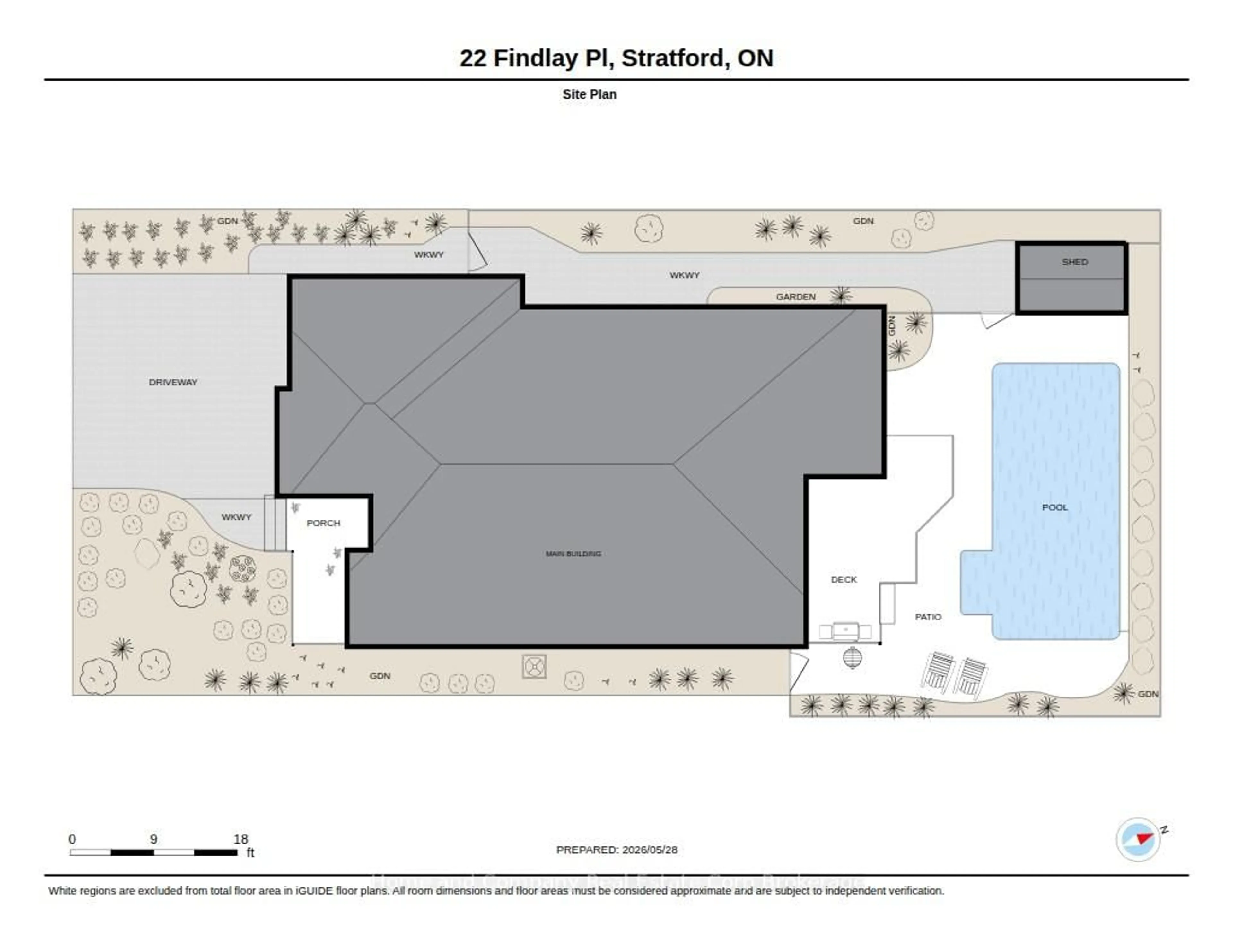 Floor plan for 22 Findlay Pl, Stratford Ontario N5A 0A7