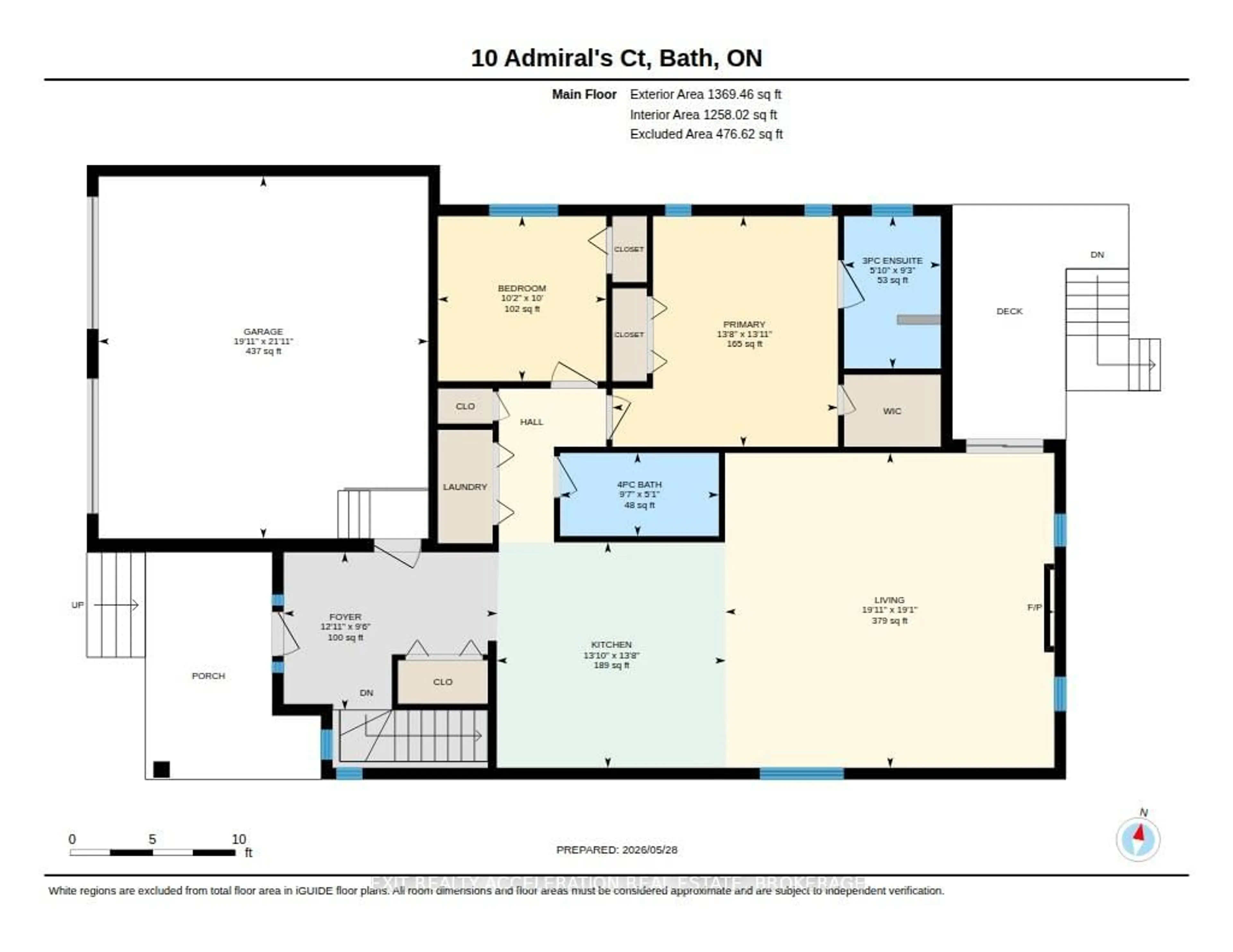 Floor plan for 10 Admiral Crt, Bath Ontario K0H 1G0