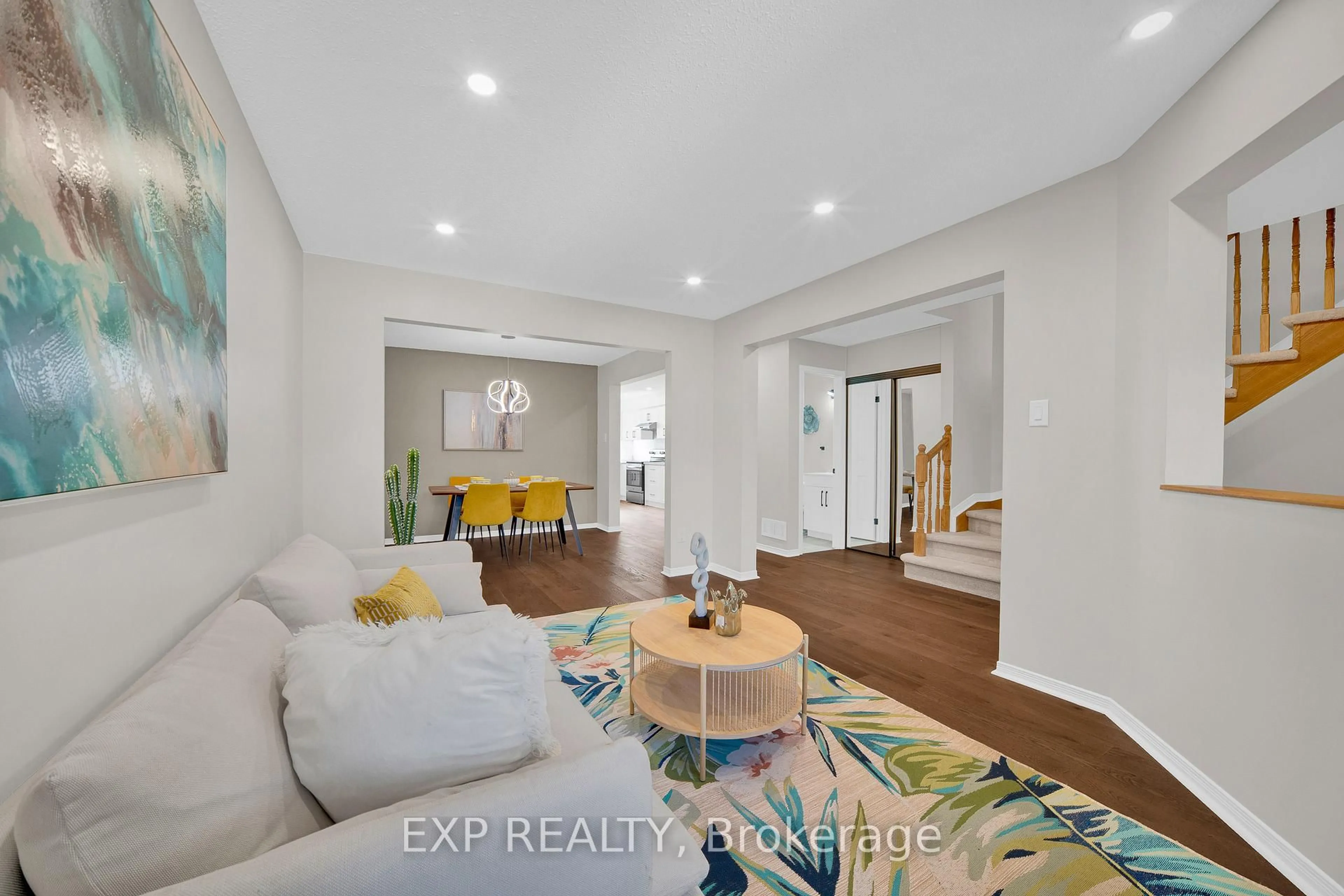 Living room with furniture, unknown for 186 Southport Dr, Ottawa Ontario K1T 3P4