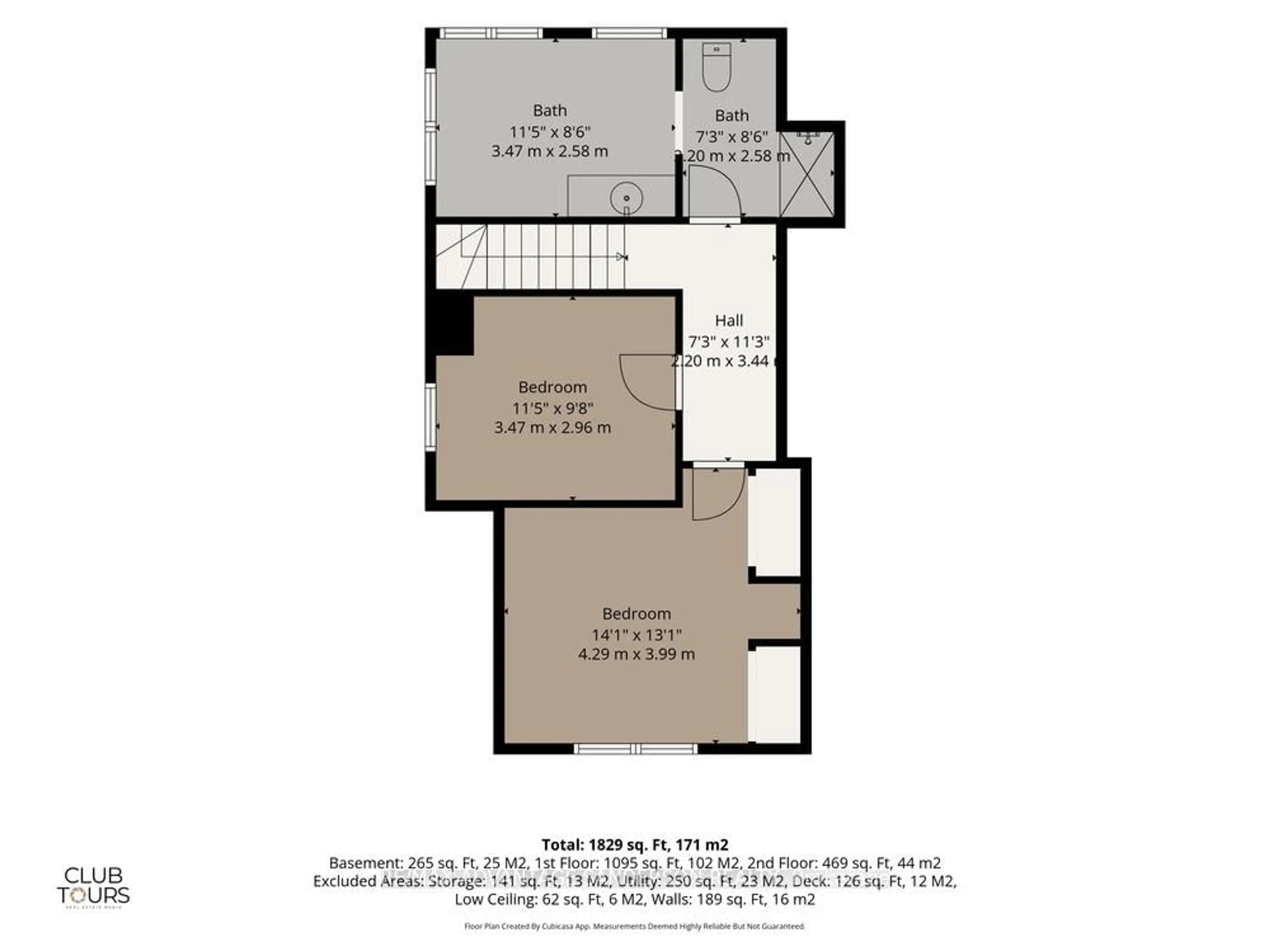 Floor plan for 13 Brighton St, London South Ontario N6C 3E3