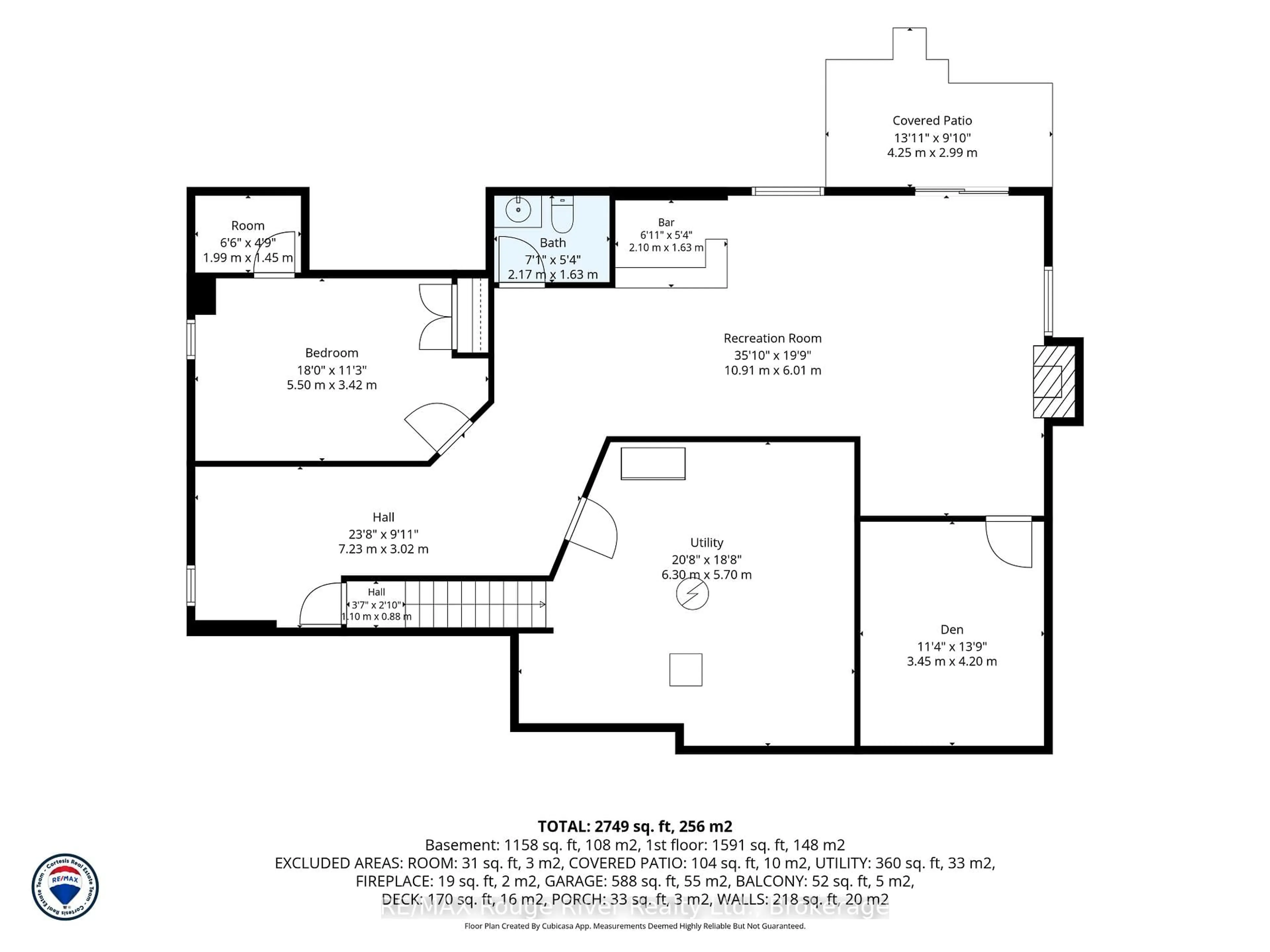 Floor plan for 2 Sunrise Crt, Hamilton Township Ontario K9A 4J7