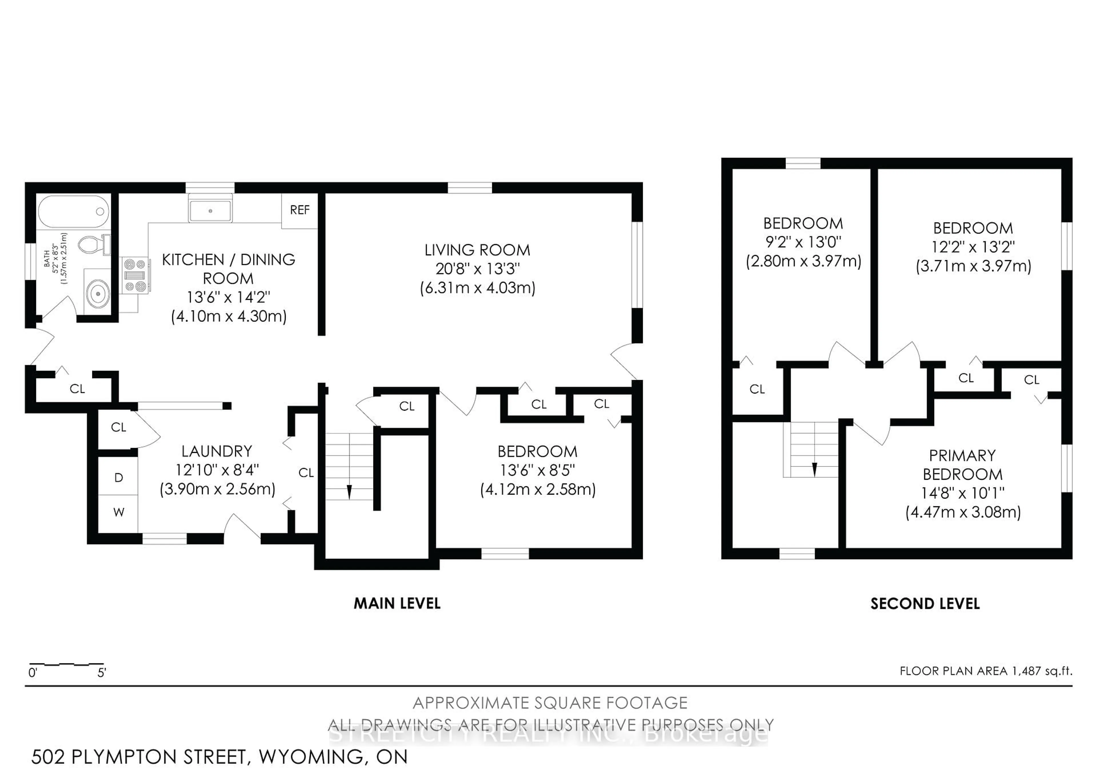 Floor plan for 502 Plympton St, Plympton-Wyoming Ontario N0N 1T0