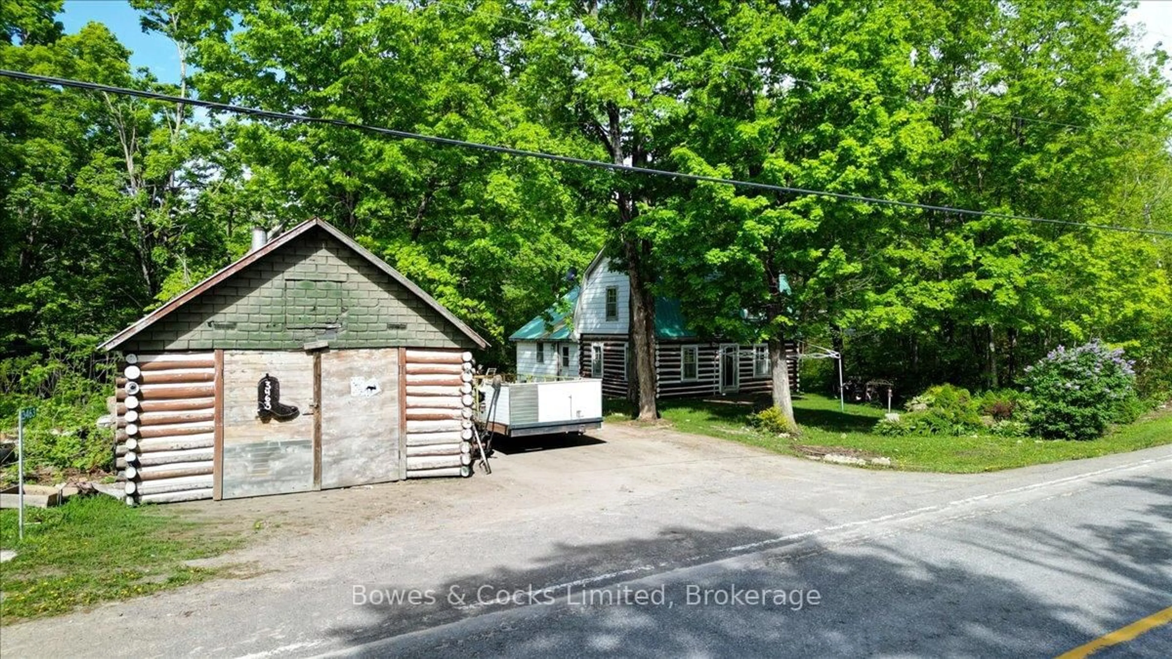 A pic from outside/outdoor area/front of a property/back of a property/a pic from drone, street for 3463 County Road 44, Havelock-Belmont-Methuen Ontario K0L 1Z0