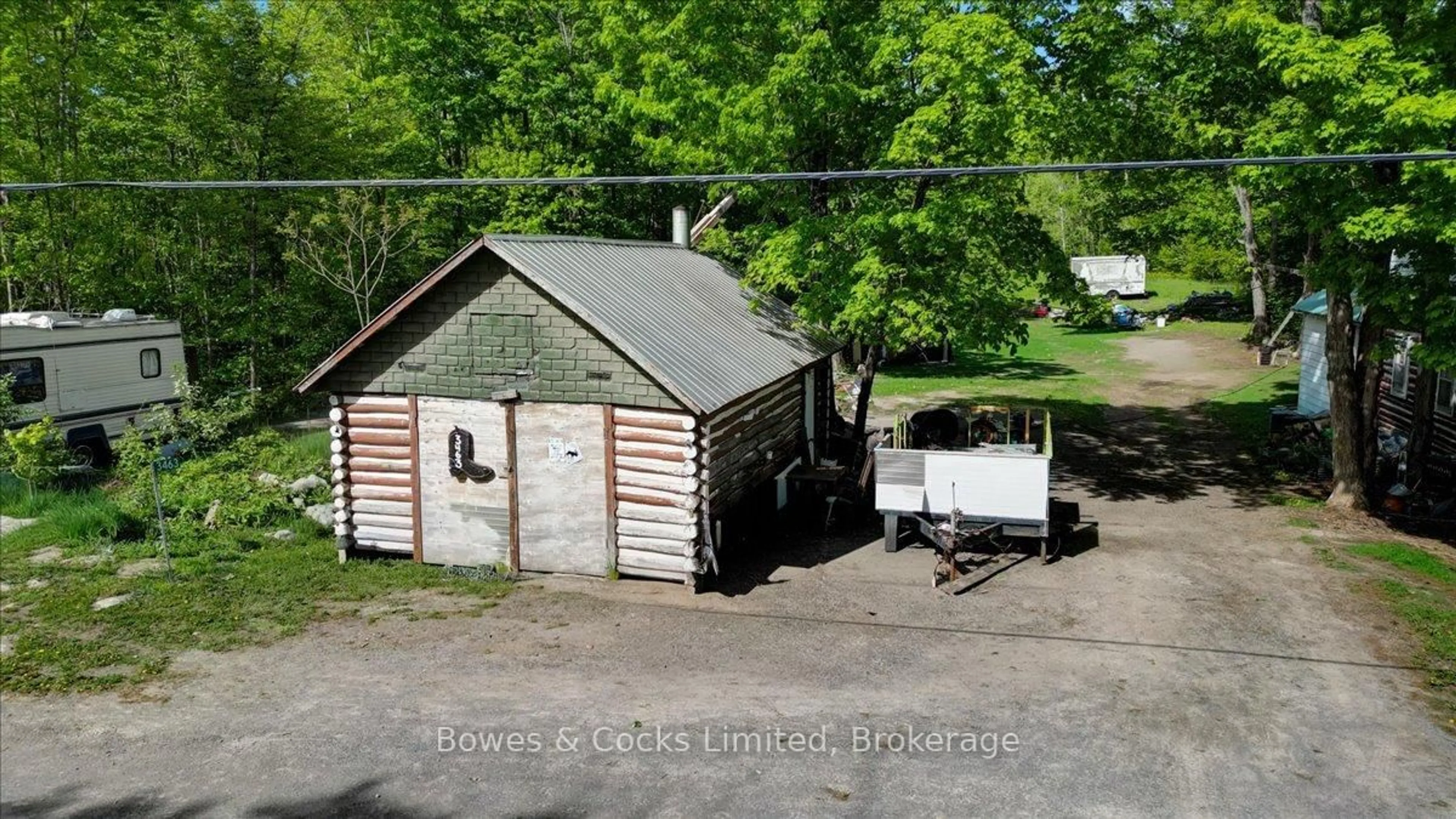 A pic from outside/outdoor area/front of a property/back of a property/a pic from drone, building for 3463 County Road 44, Havelock-Belmont-Methuen Ontario K0L 1Z0