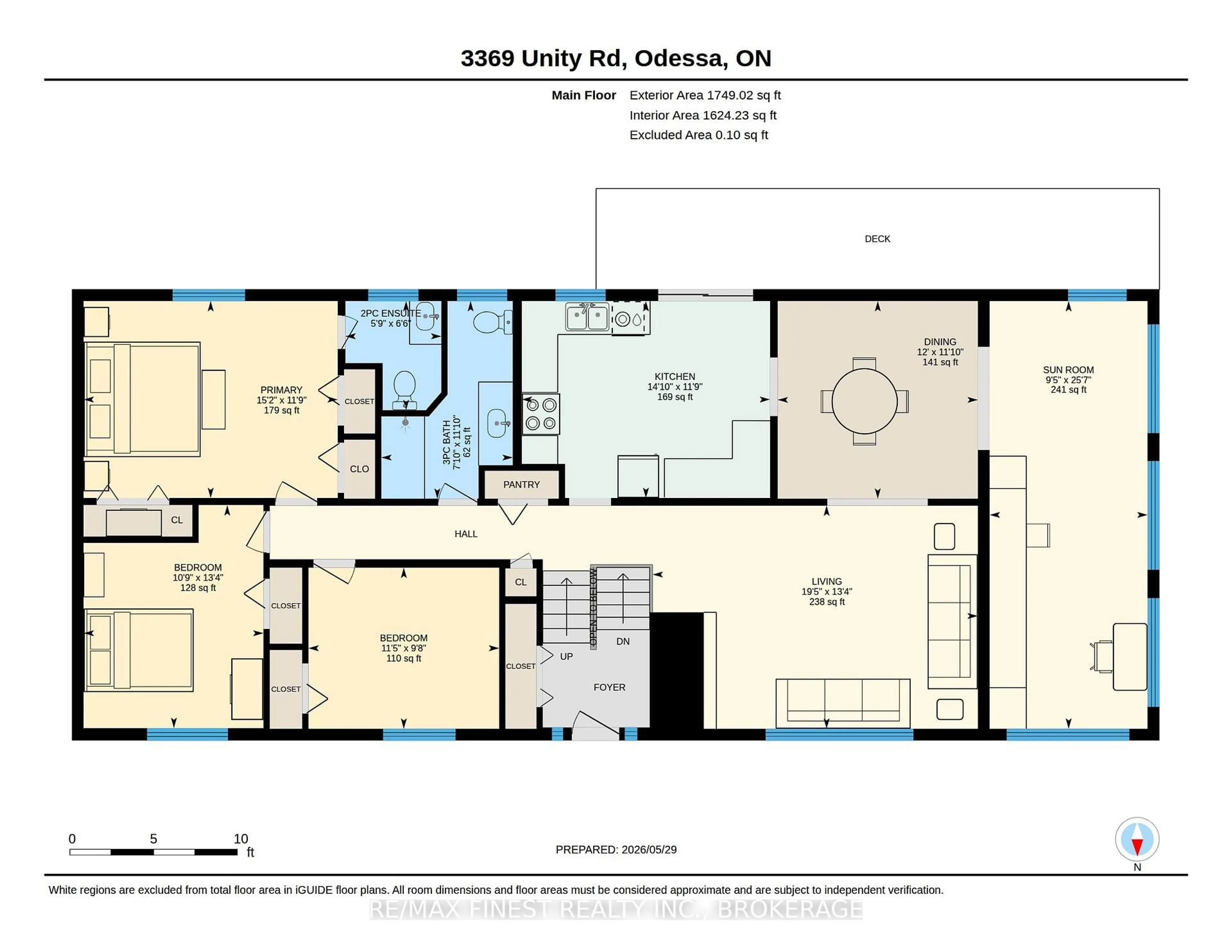 Floor plan for 3369 Unity Rd, Bissett Creek Ontario K0H 2H0
