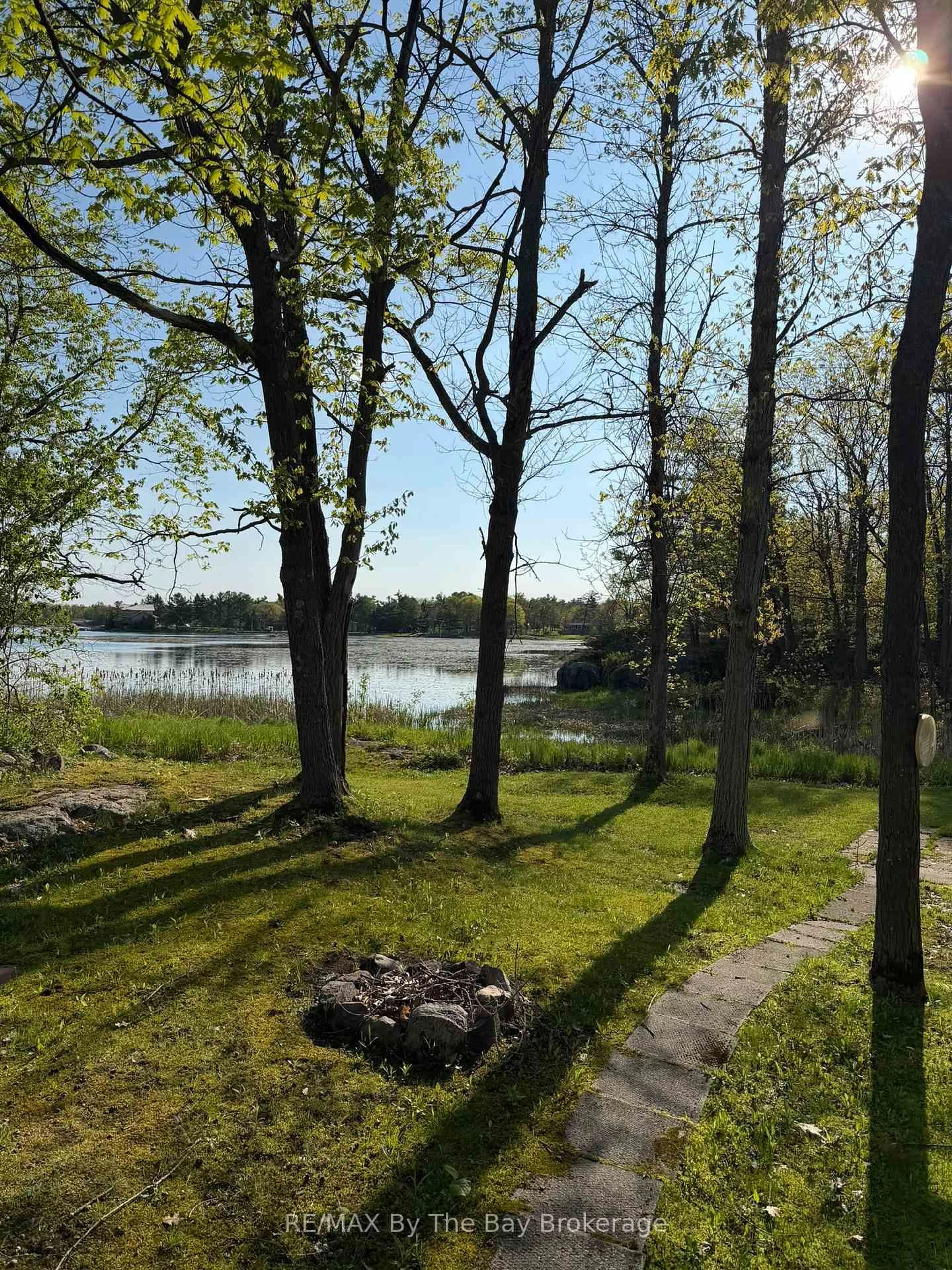 Patio, water/lake/river/ocean view for 170 Linton Rd #55, Georgian Bay Ontario L0K 1S0