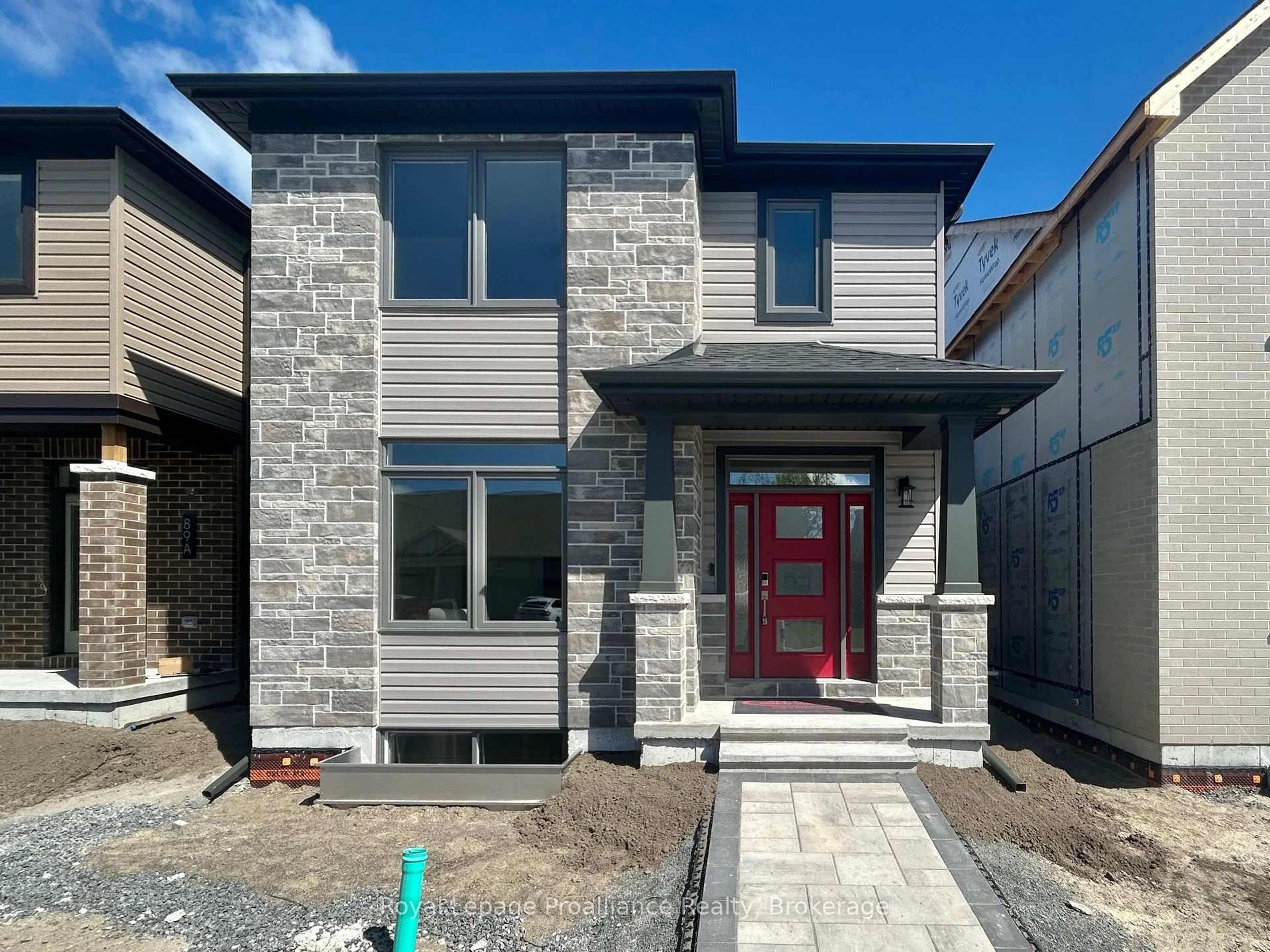 Home with brick exterior material, street for 91 Athabaska Dr, Belleville Ontario K8N 0T1