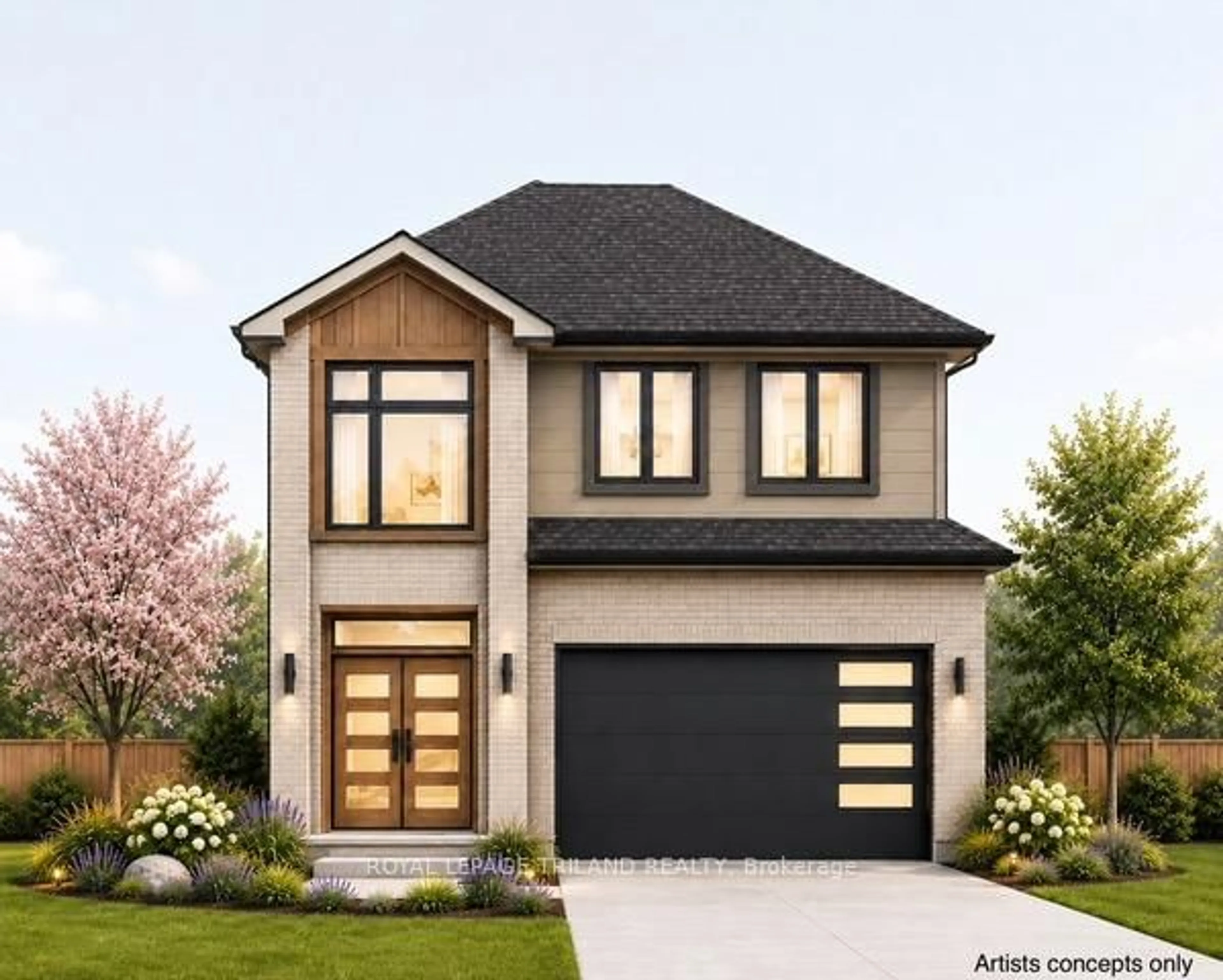 Home with brick exterior material, street for 4255 LIBERTY Crossing, London South Ontario N6P 0L1