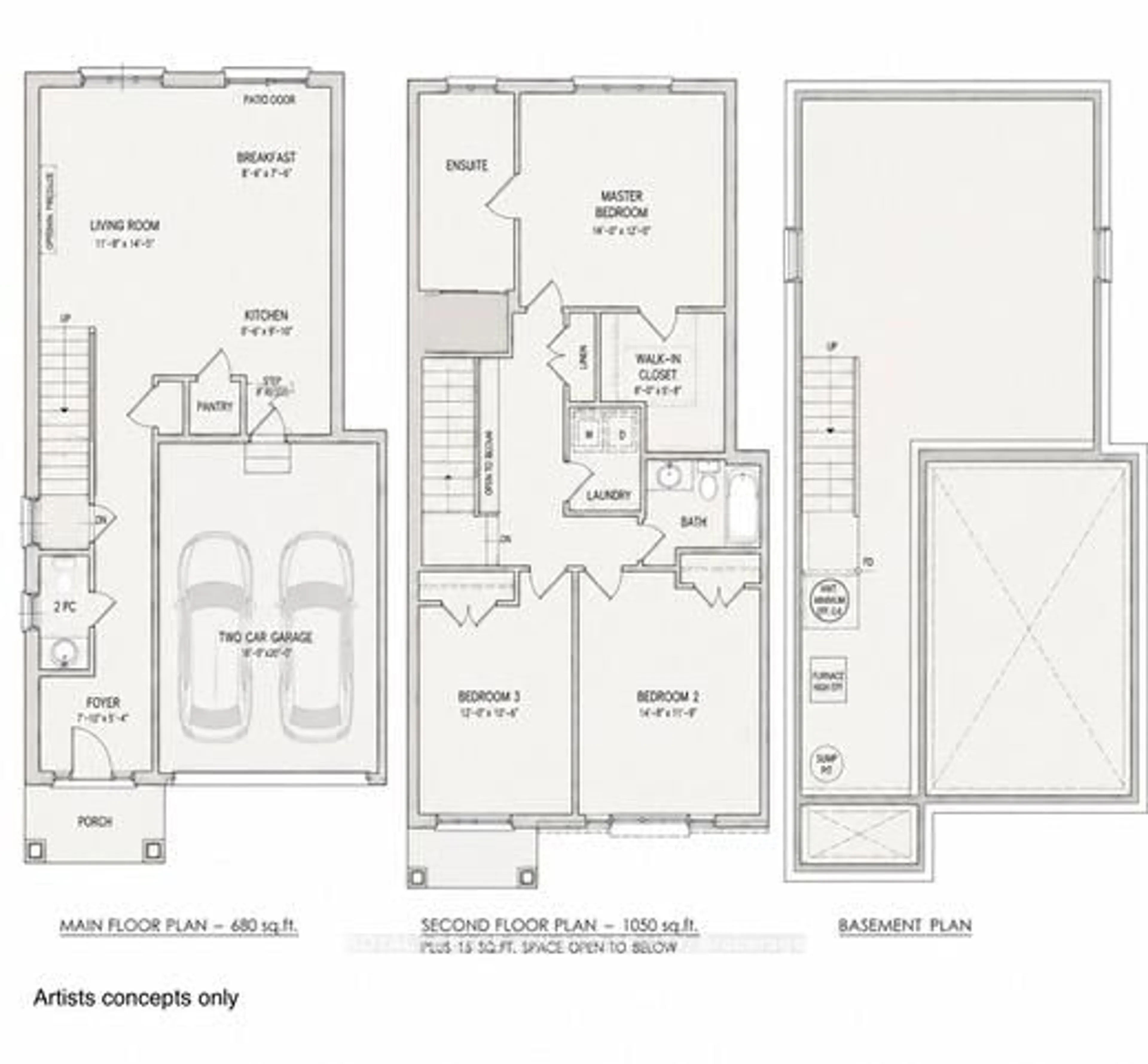 Floor plan for 4255 LIBERTY Crossing, London South Ontario N6P 0L1