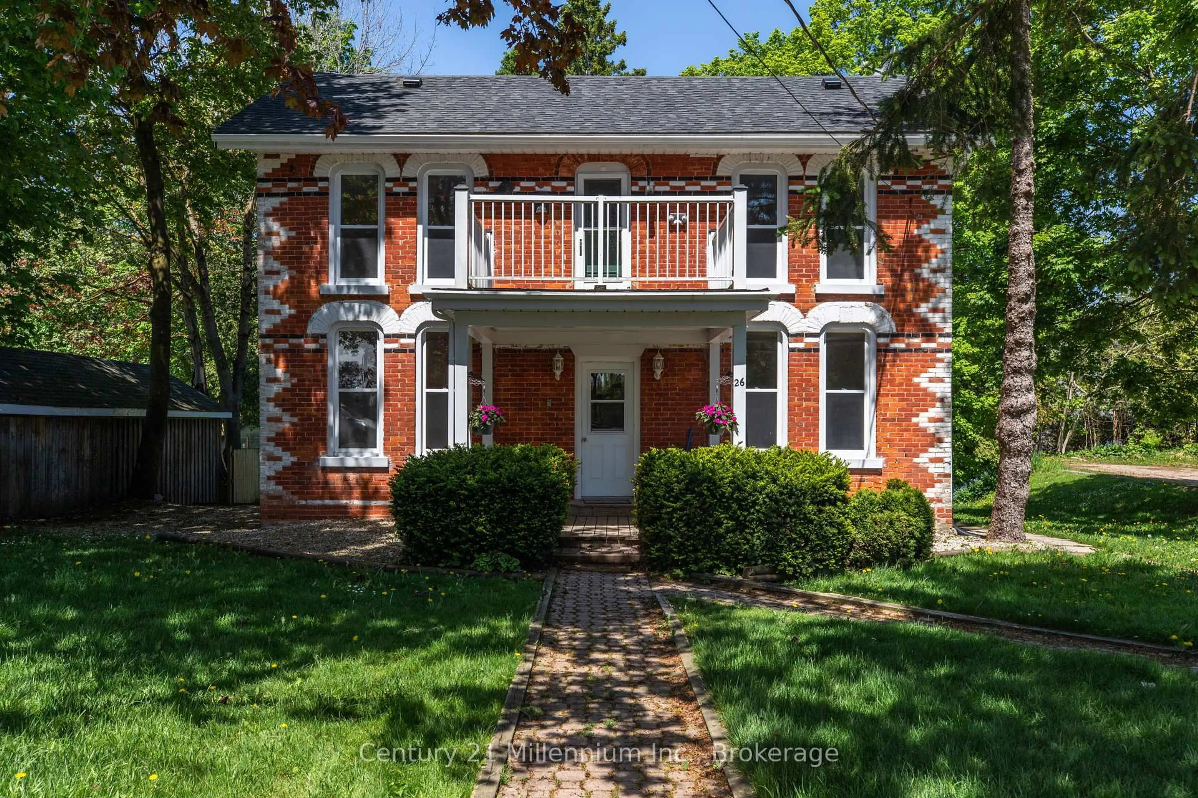 Home with brick exterior material, street for 26 Victoria Ave, Grey Highlands Ontario N0C 1H0