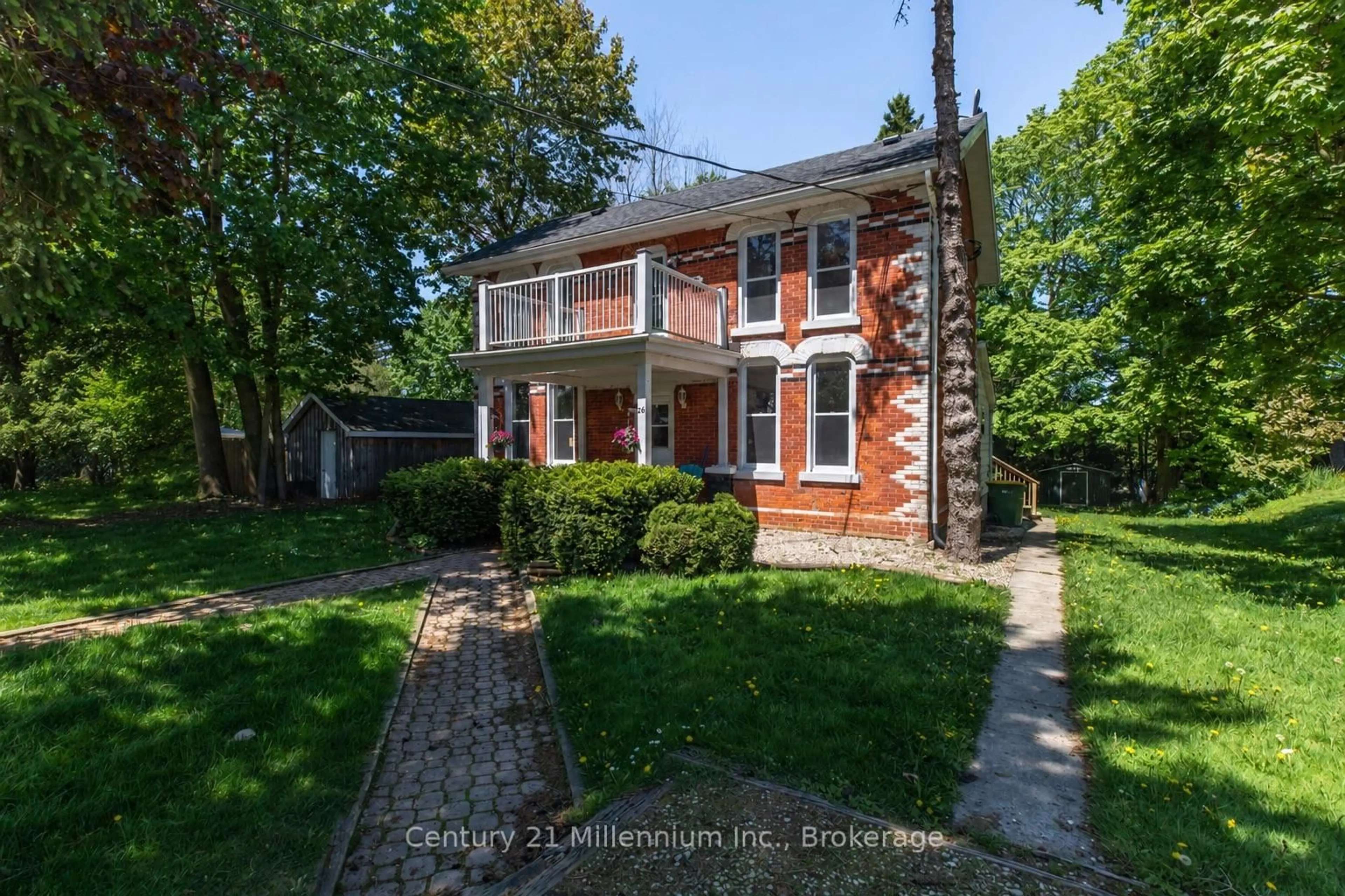 Home with brick exterior material, street for 26 Victoria Ave, Grey Highlands Ontario N0C 1H0