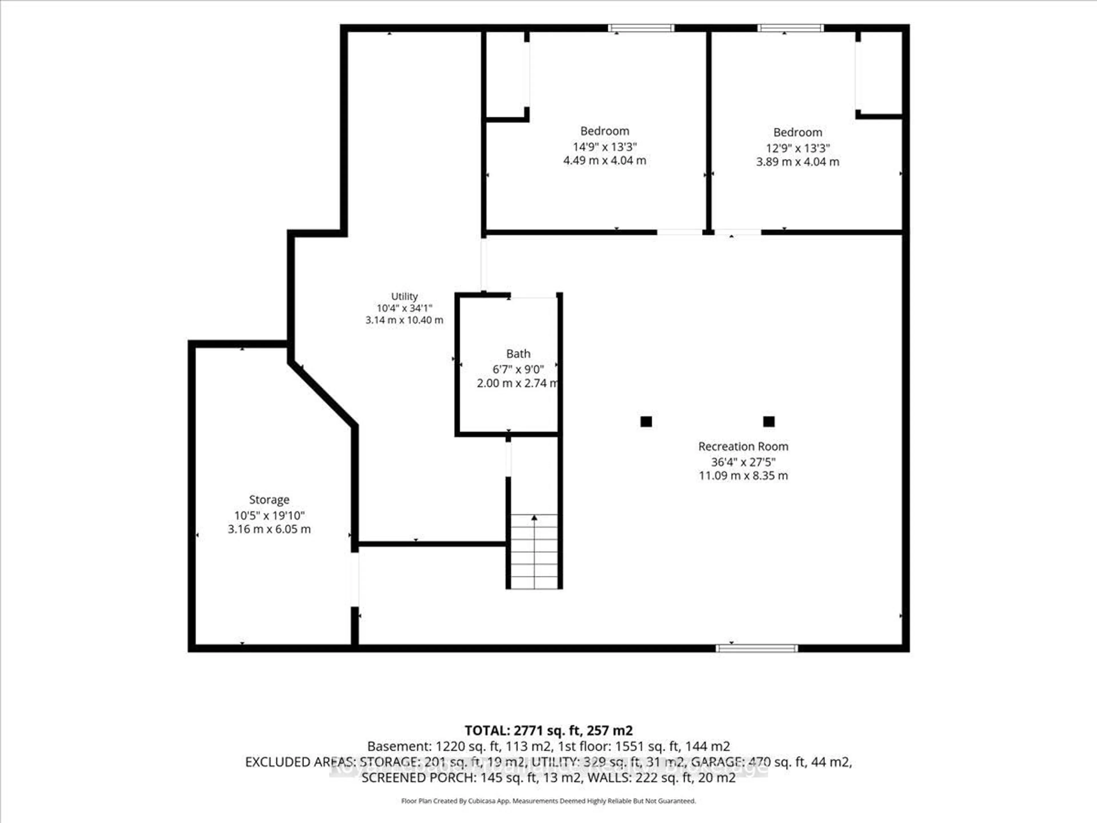 Floor plan for 8 Dorchester Dr, Prince Edward County Ontario K0K 3L0