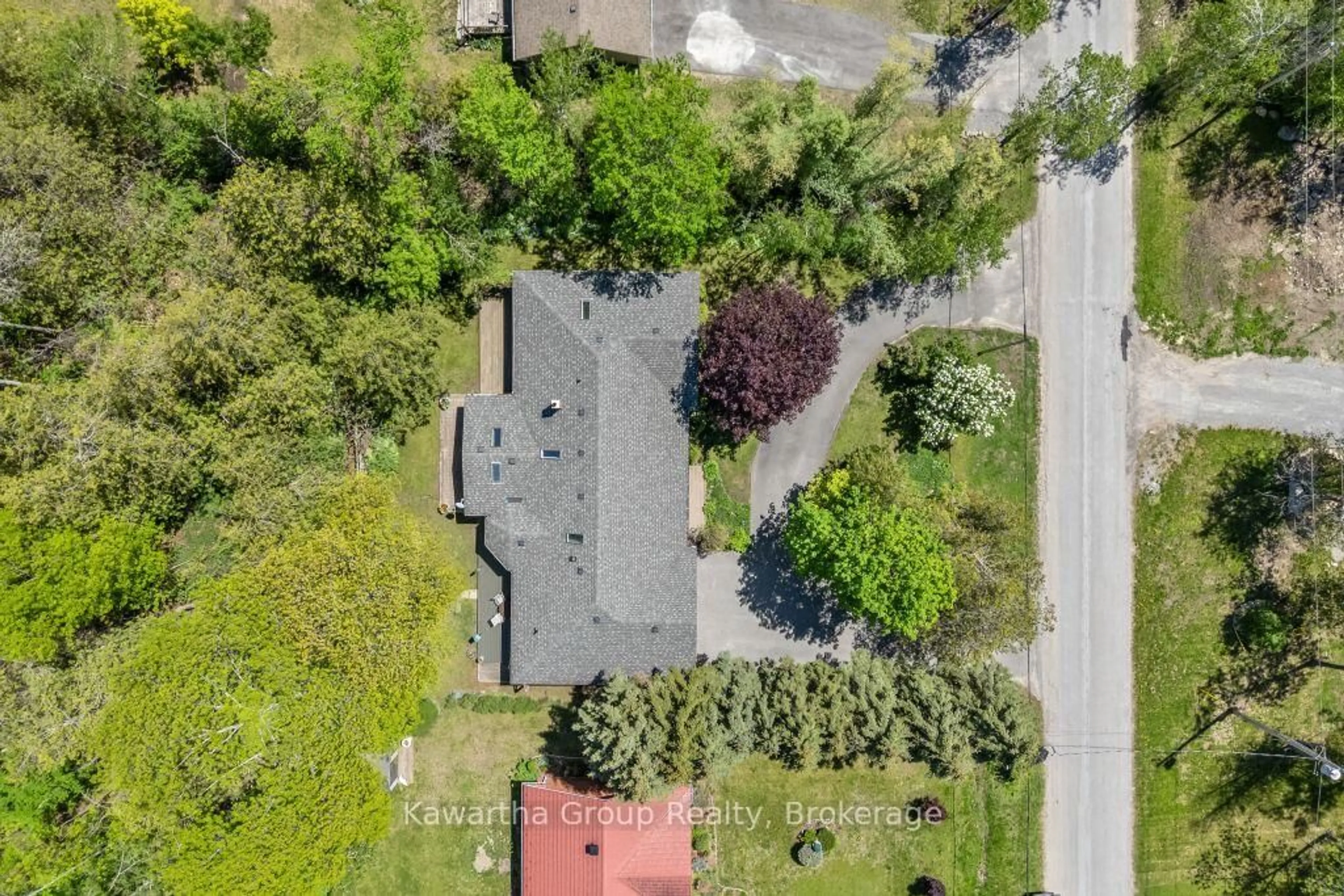 A pic from outside/outdoor area/front of a property/back of a property/a pic from drone, street for 51 Goodman Rd, Kawartha Lakes Ontario K0M 1N0