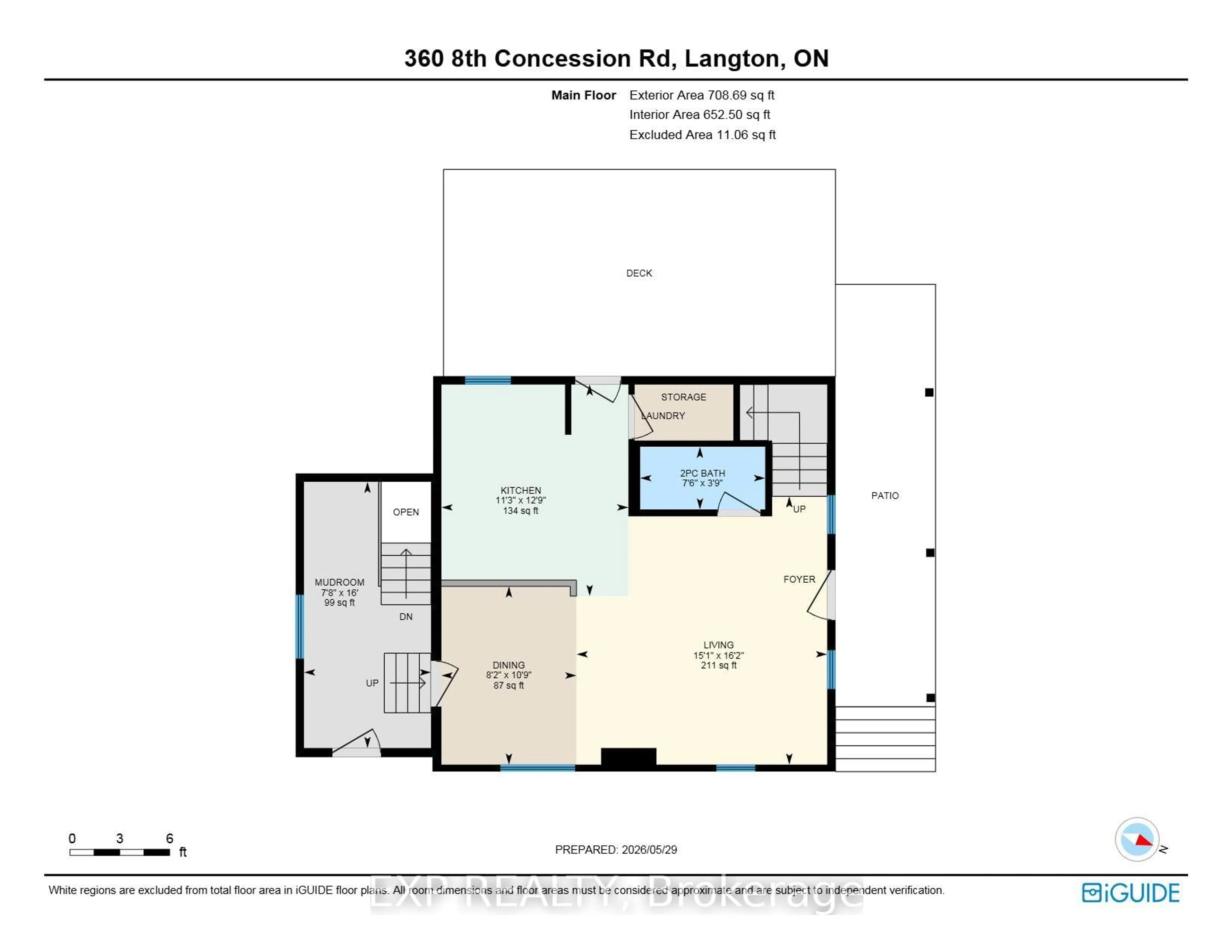 Floor plan for 360 Eighth Con Rd., R.R. # 2 Concession, Norfolk Ontario N0E 1G0