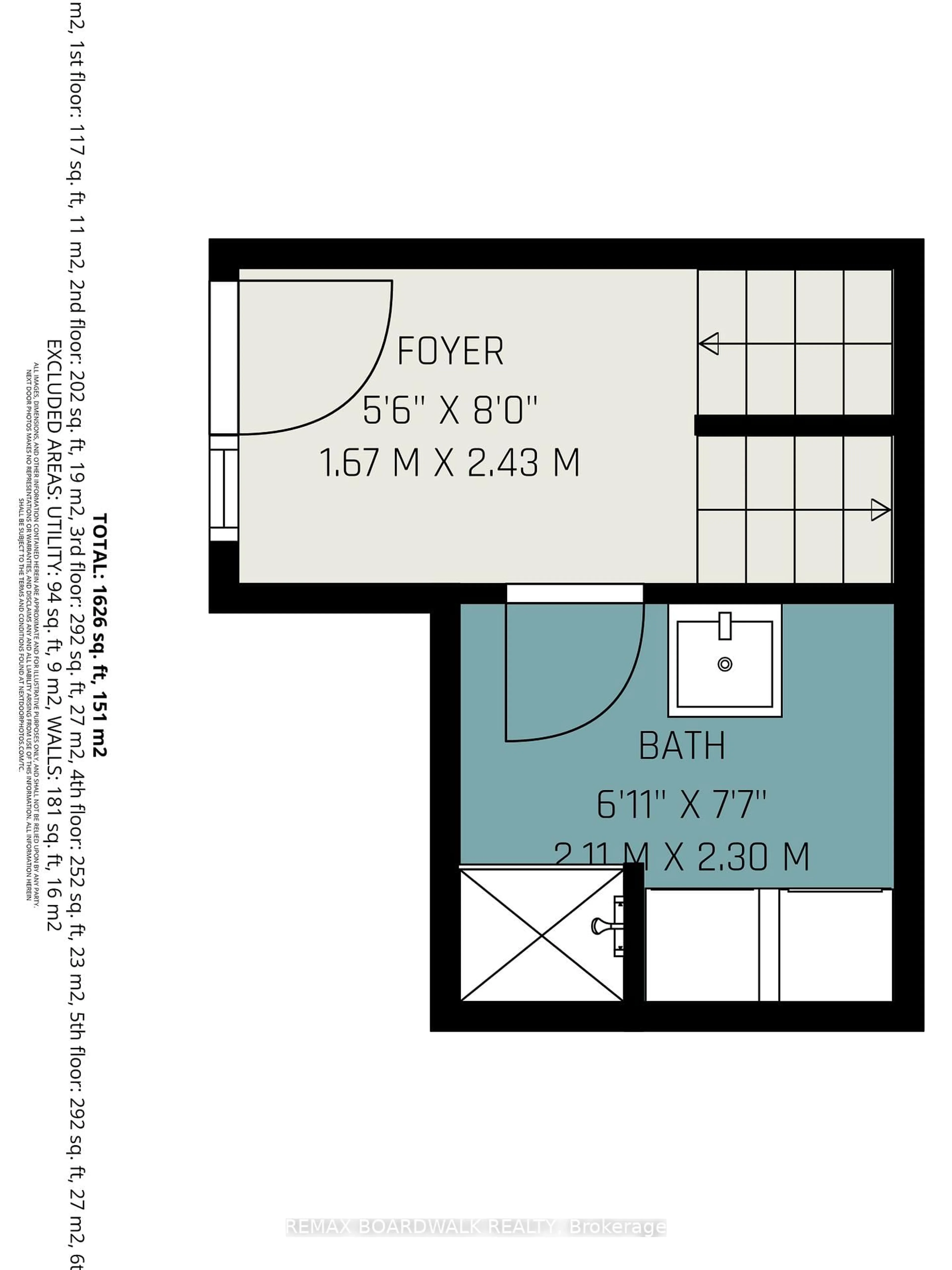 Floor plan for 41 Putman Ave, Ottawa Ontario K1M 1Z1
