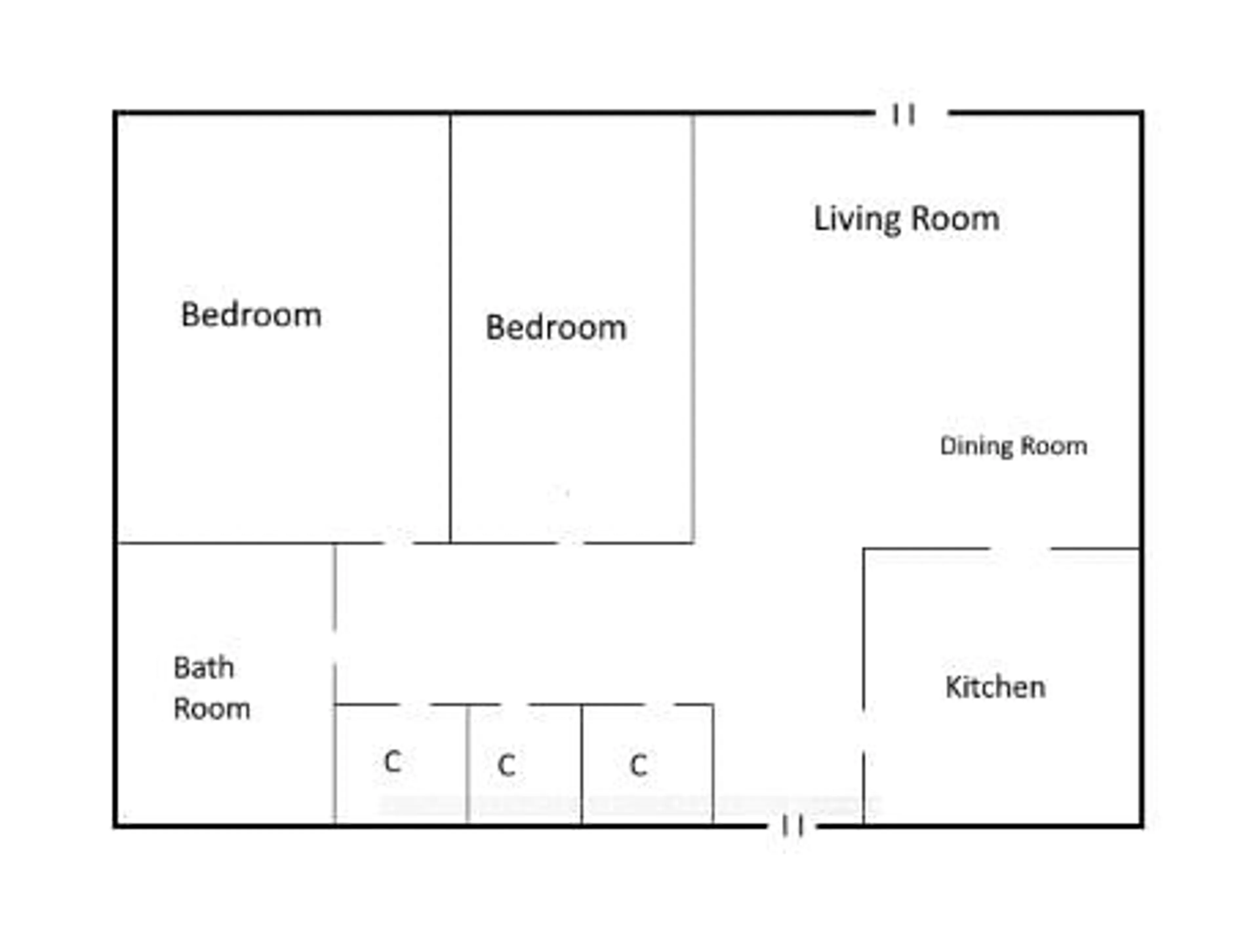 Floor plan for 72 Main St #107, Port Colborne Ontario L3K 5Z8