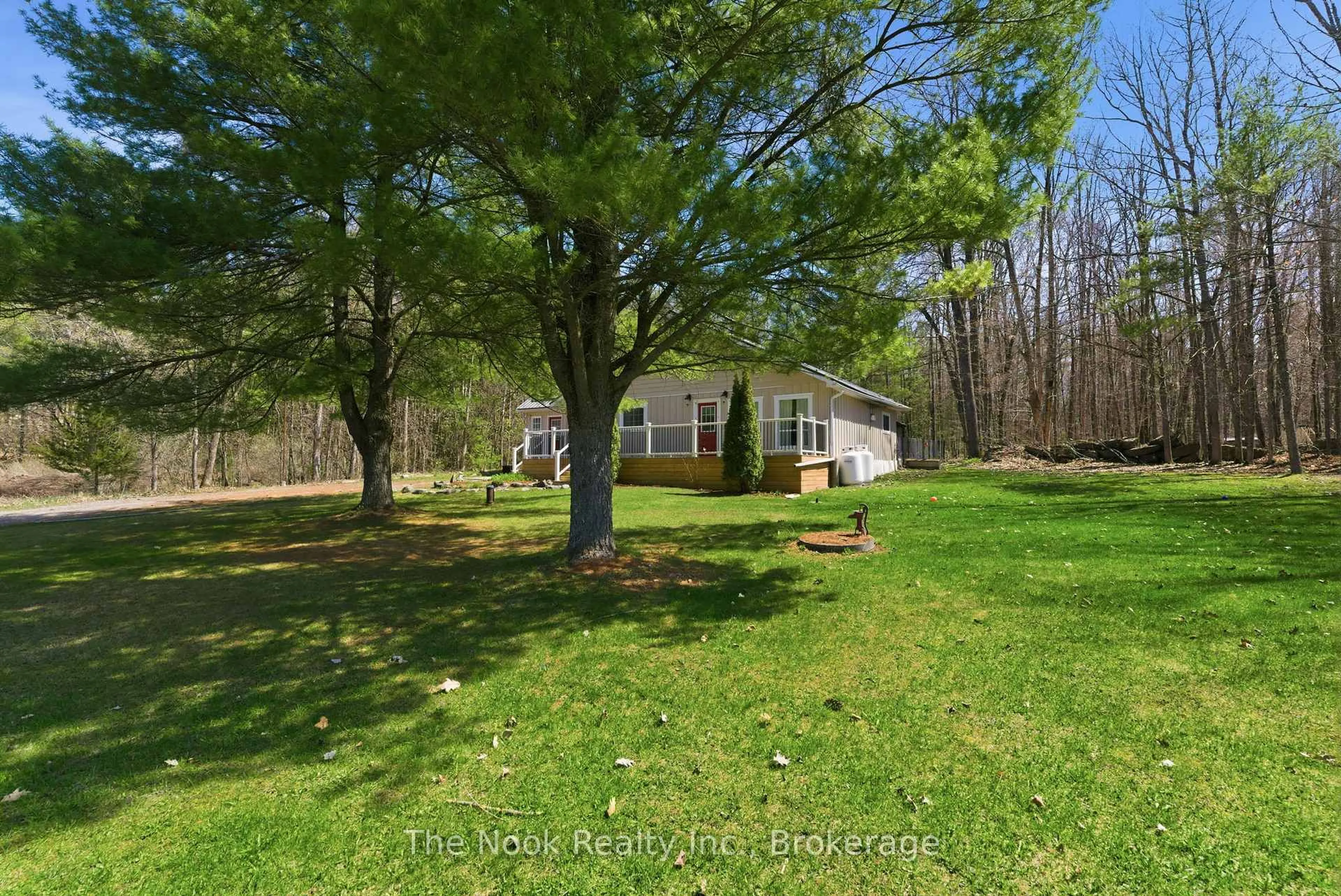 A pic from outside/outdoor area/front of a property/back of a property/a pic from drone, water/lake/river/ocean view for 844 Rylstone Rd, Trent Hills Ontario K0L 2M0